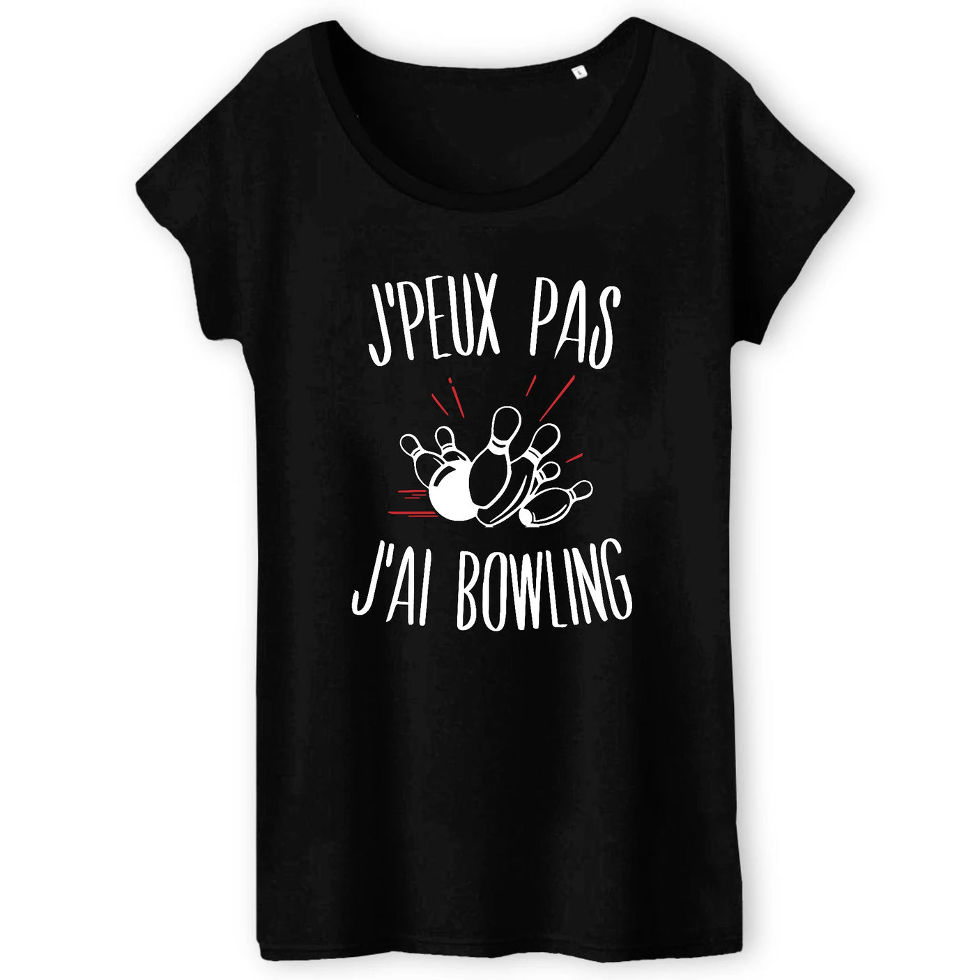 T-Shirt Femme J'peux pas j'ai bowling