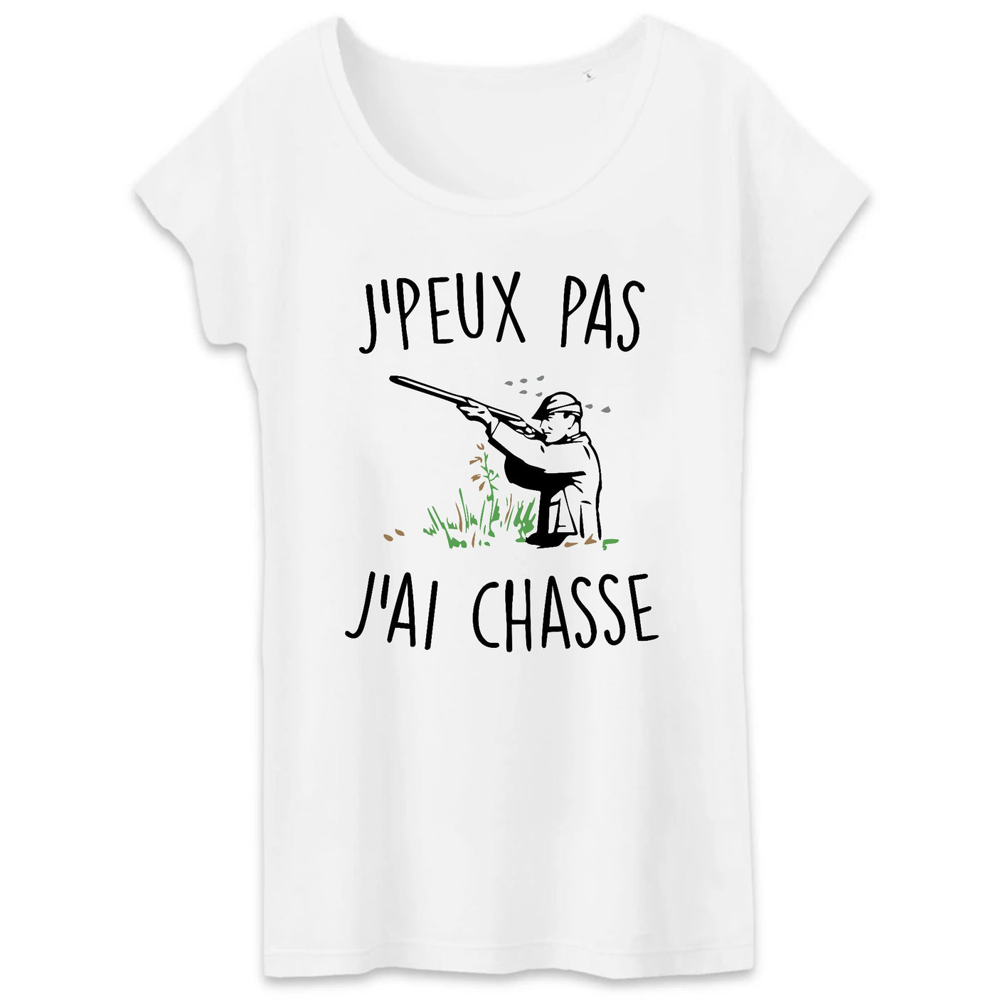 T-Shirt Femme J'peux pas j'ai chasse