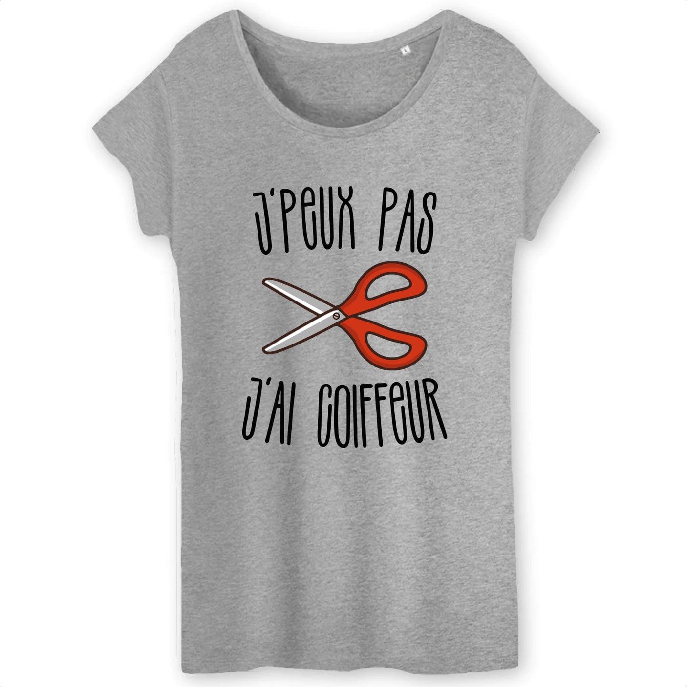 T-Shirt Femme J'peux pas j'ai coiffeur
