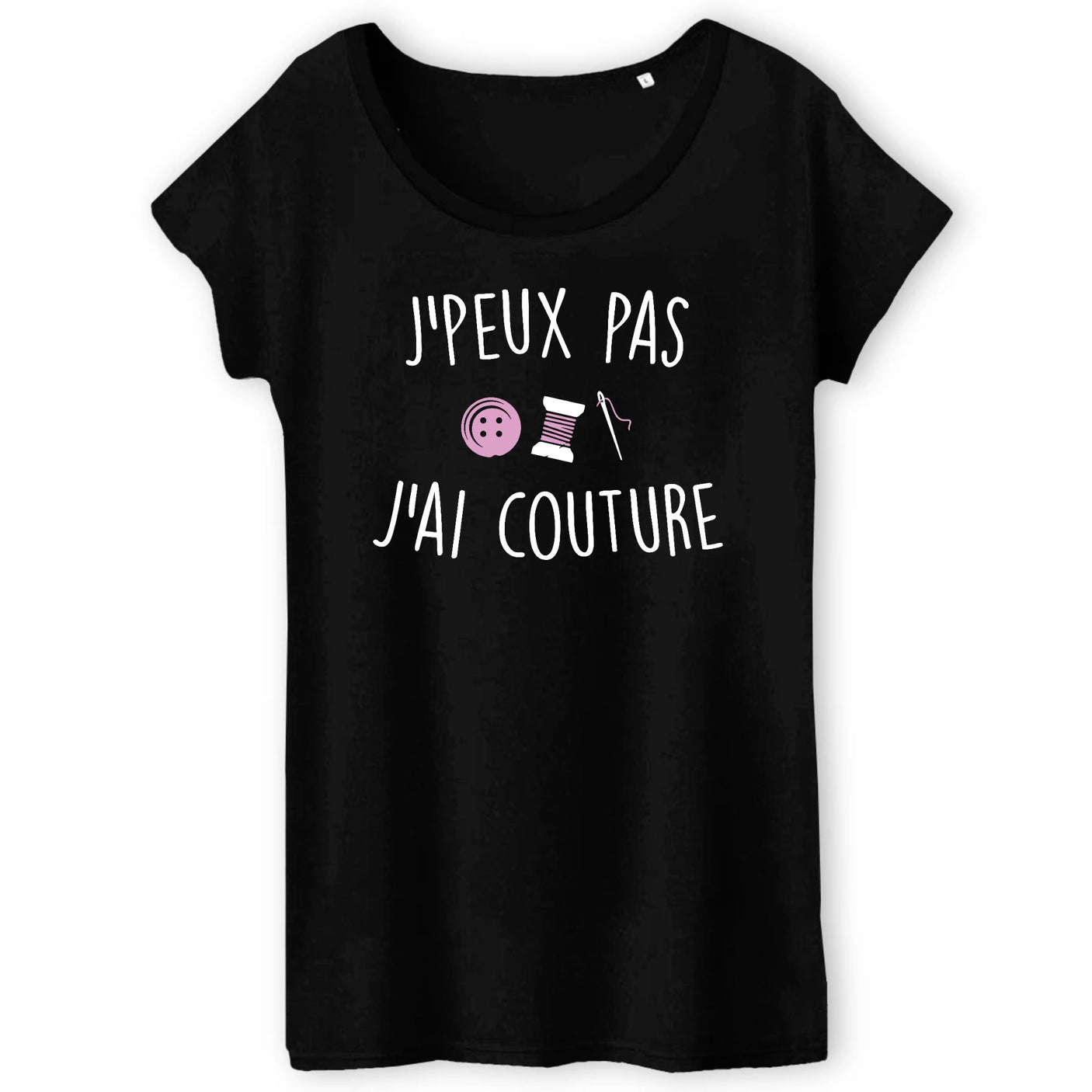 T-Shirt Femme J'peux pas j'ai couture
