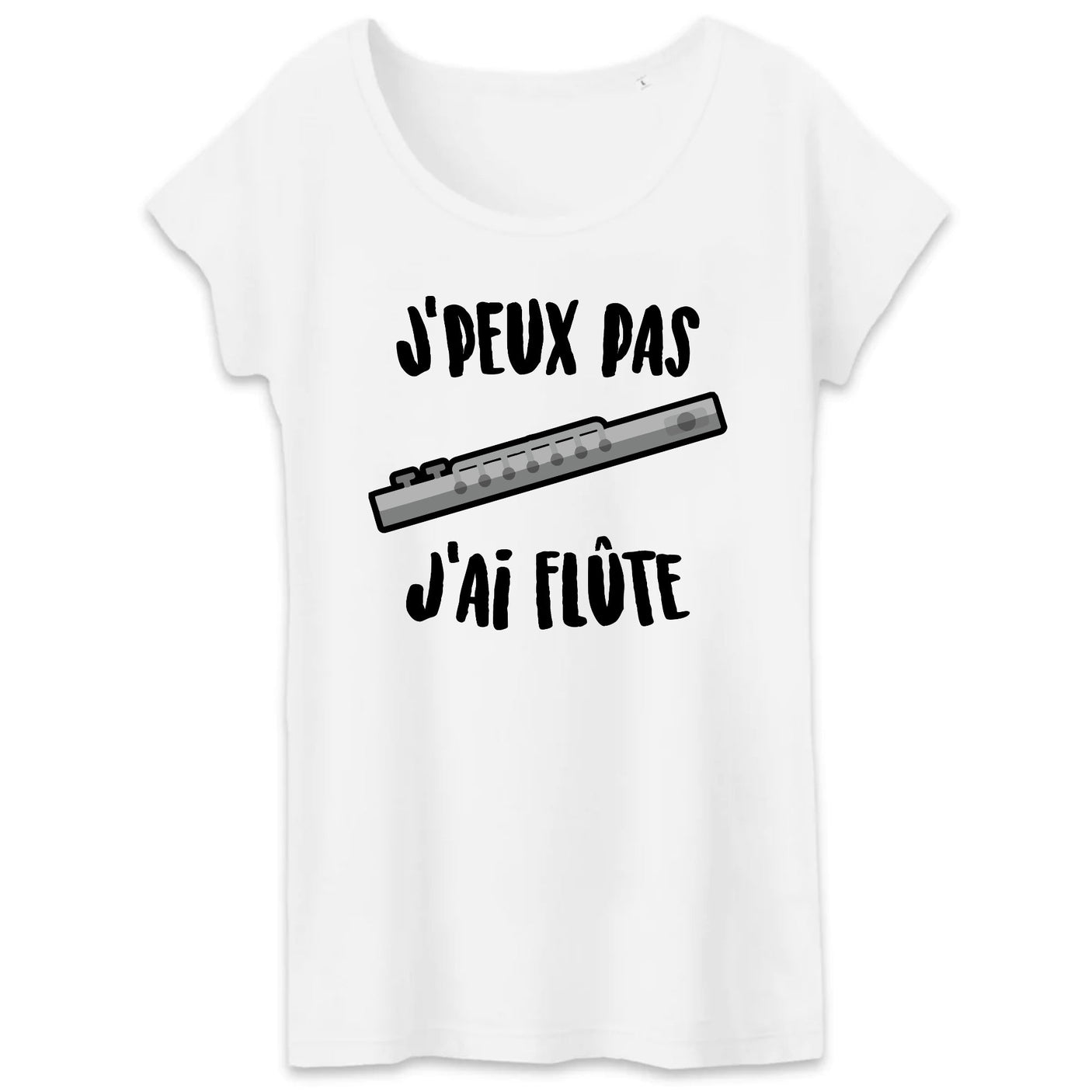 T-Shirt Femme J'peux pas j'ai flûte