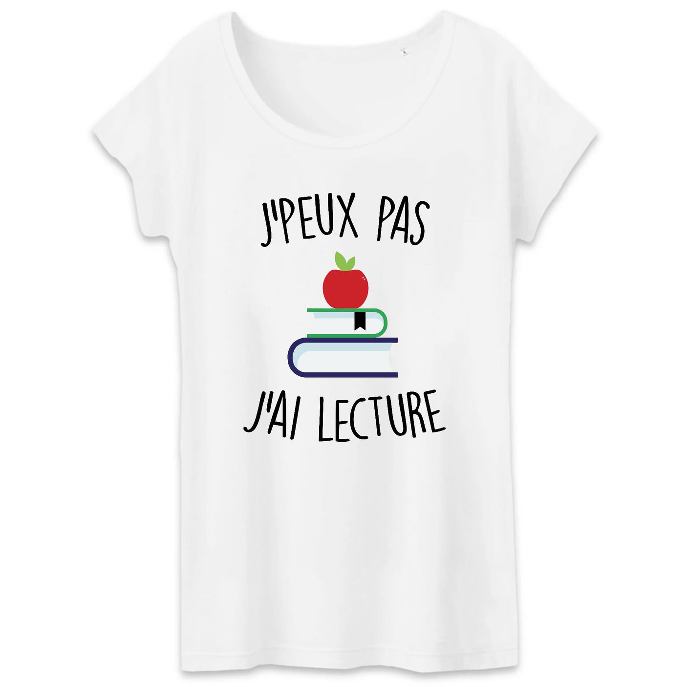 T-Shirt Femme J'peux pas j'ai lecture