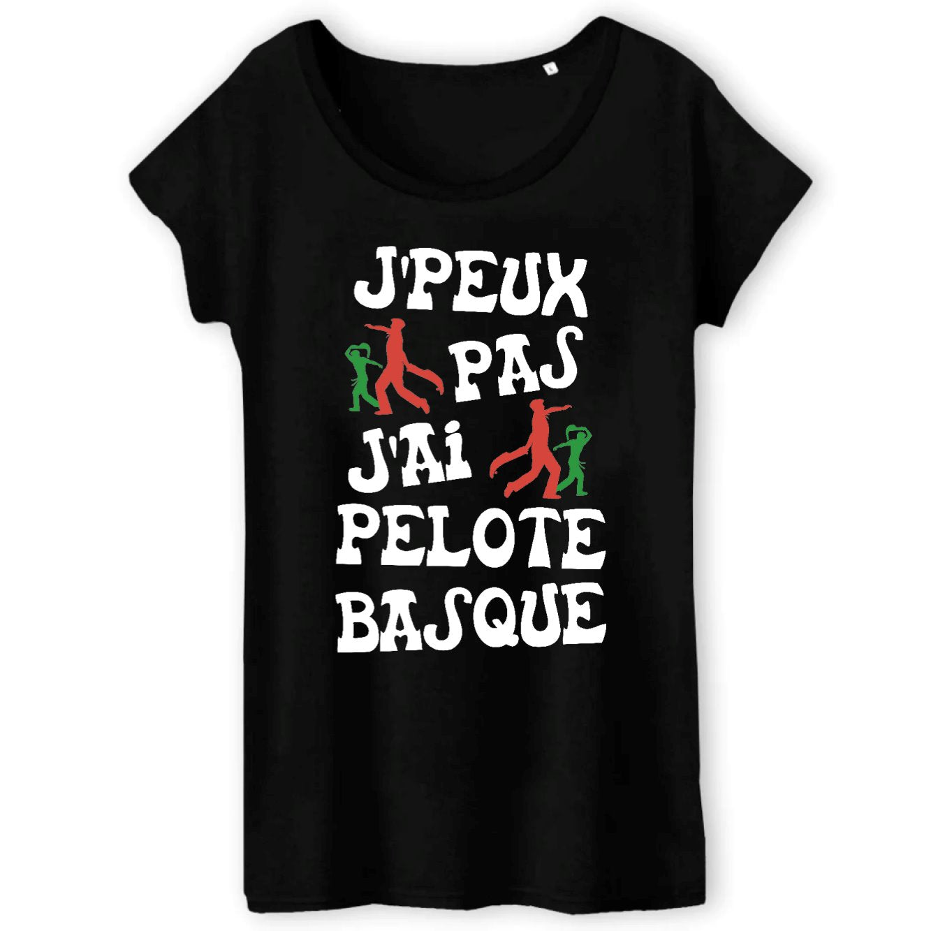 T-Shirt Femme J'peux pas j'ai pelote basque