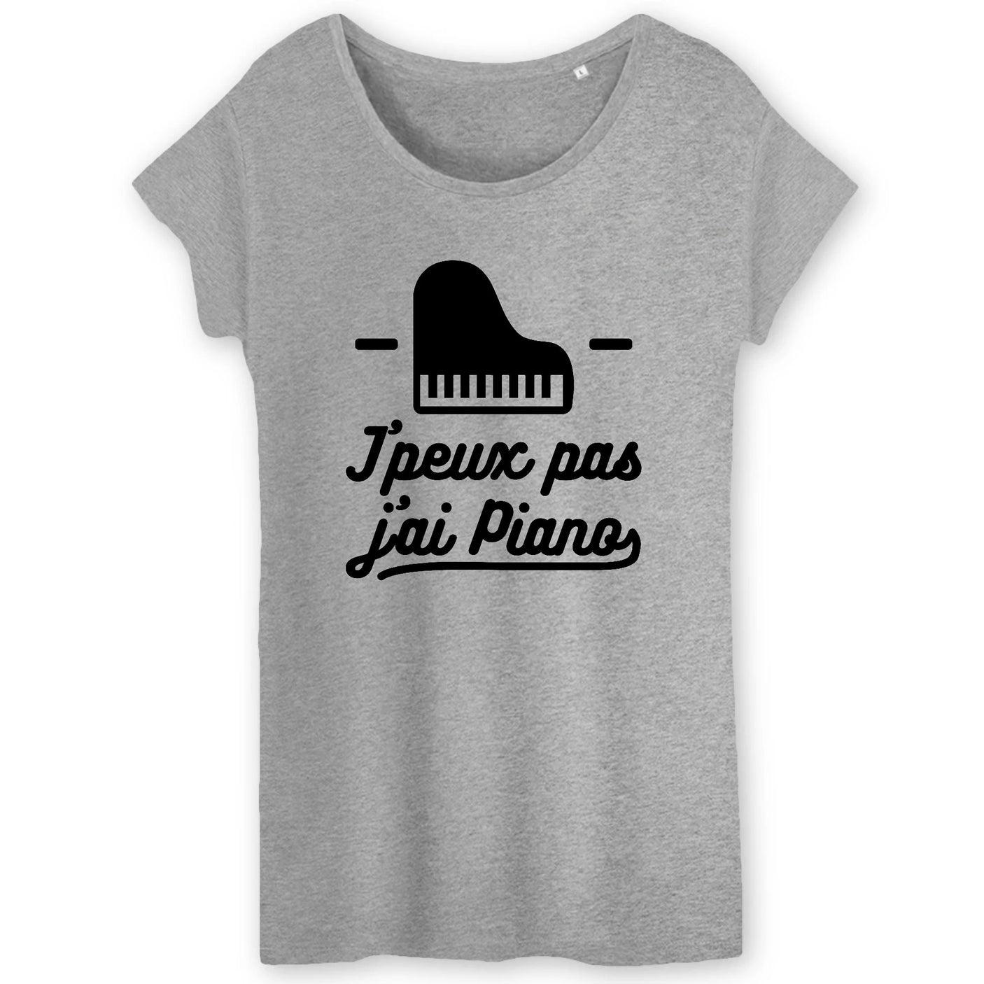 T-Shirt Femme J'peux pas j'ai piano