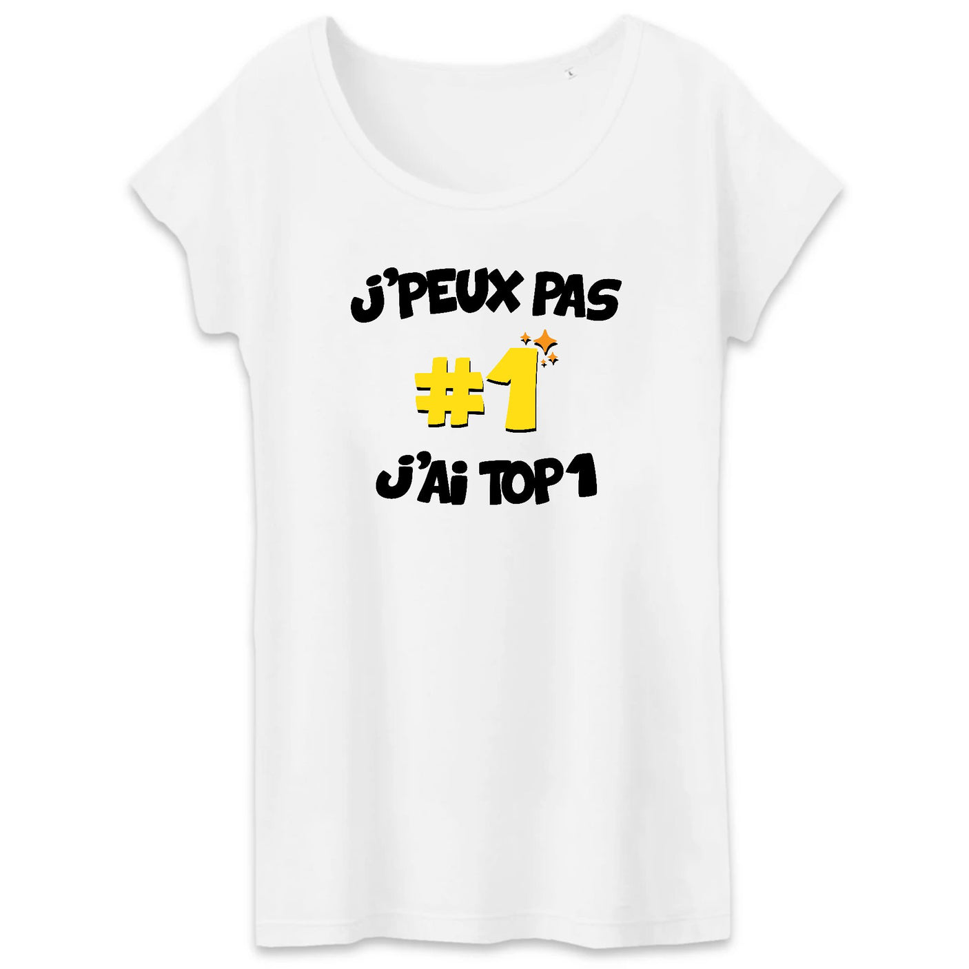 T-Shirt Femme J'peux pas j'ai TOP1