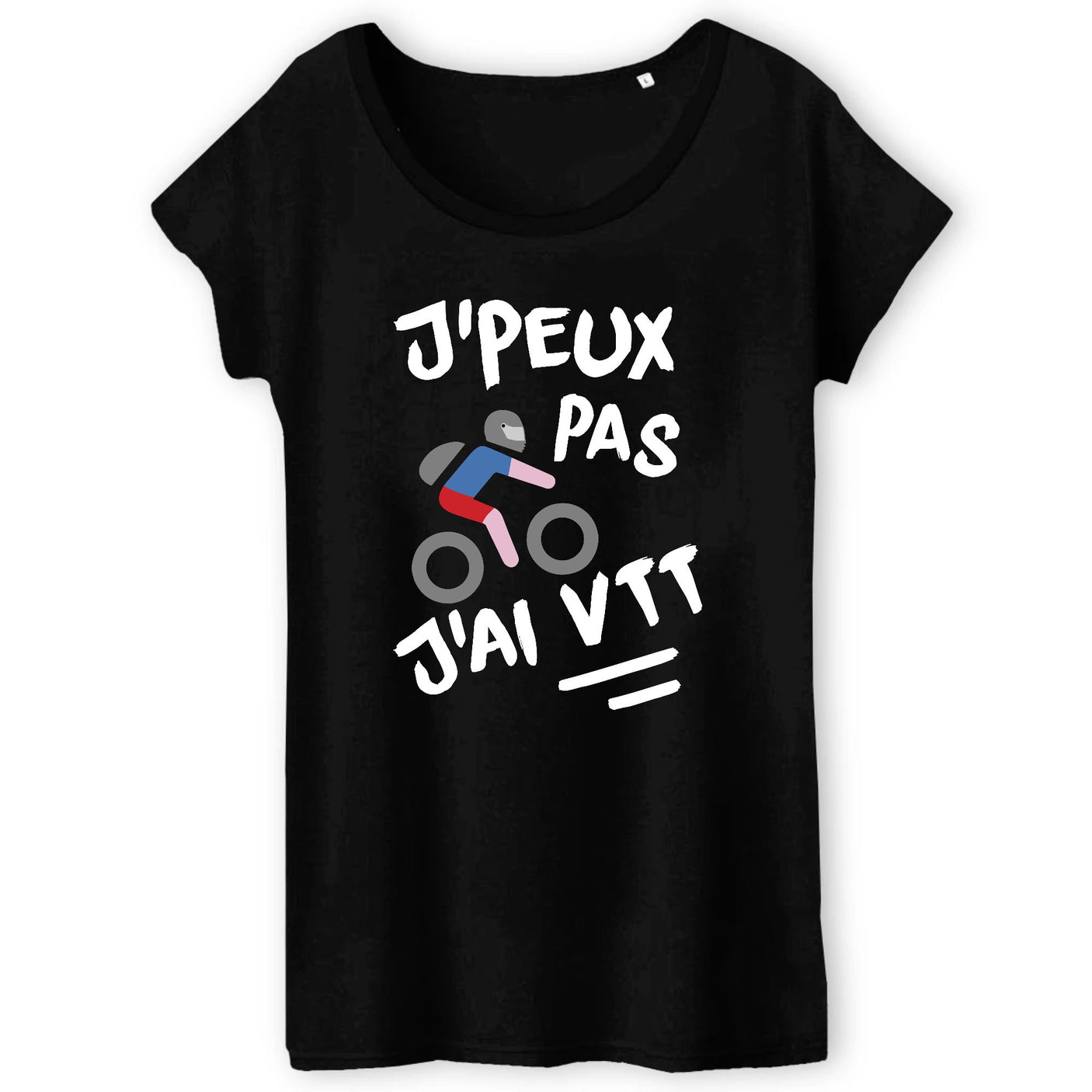 T-Shirt Femme J'peux pas j'ai VTT
