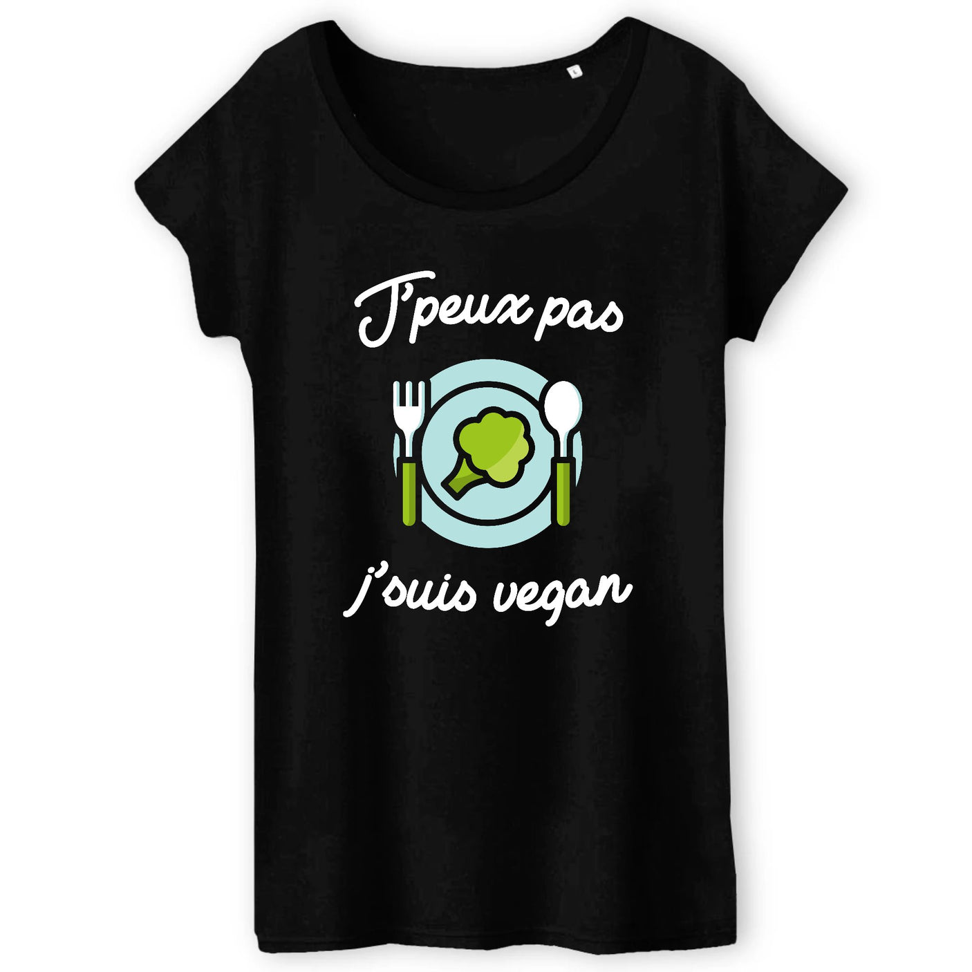 T-Shirt Femme J'peux pas j'suis vegan