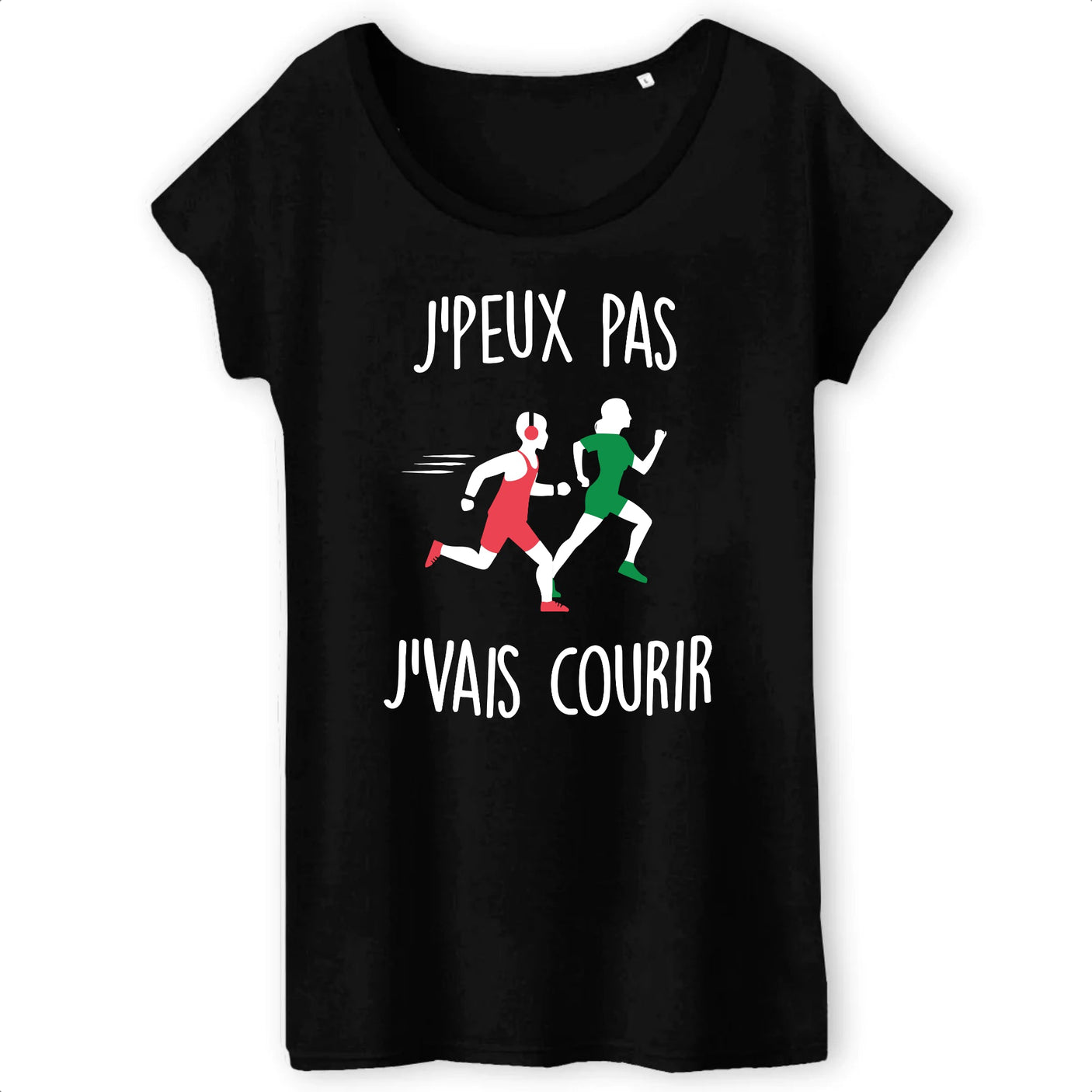T-Shirt Femme J'peux pas j'vais courir