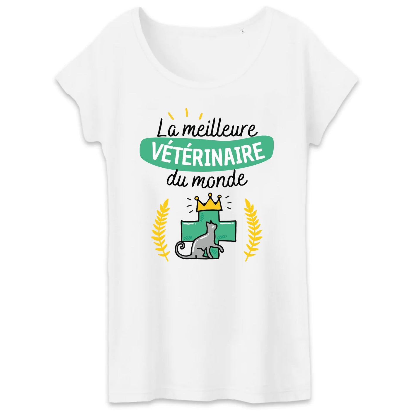 T-Shirt Femme La meilleure vétérinaire du monde