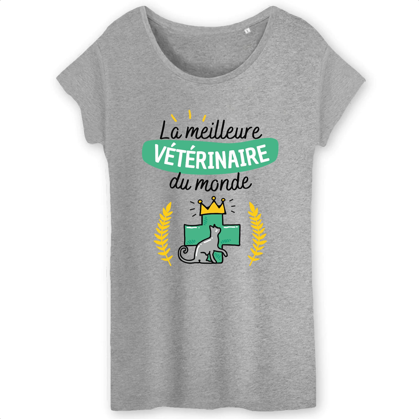 T-Shirt Femme La meilleure vétérinaire du monde