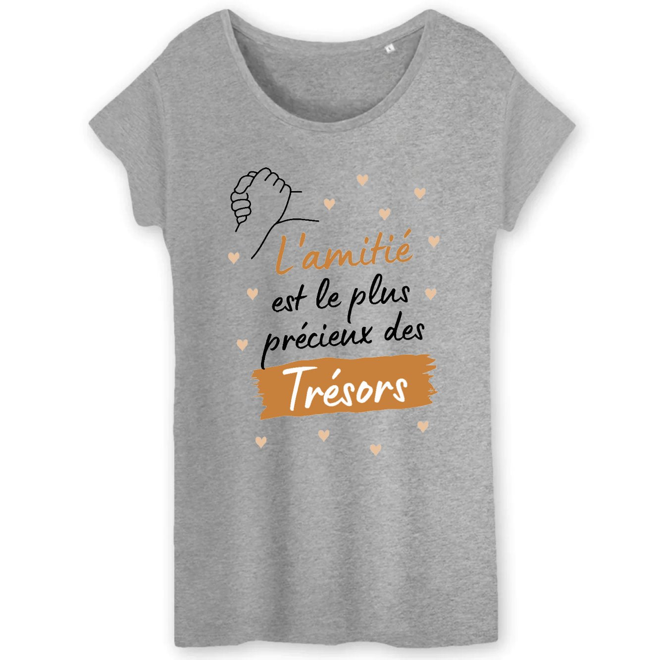 T-Shirt Femme L'amitié le plus précieux des trésors