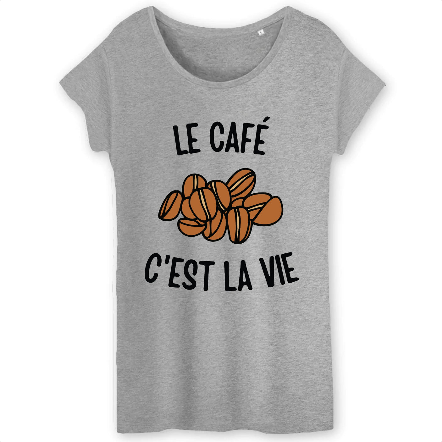 T-Shirt Femme Le café c'est la vie