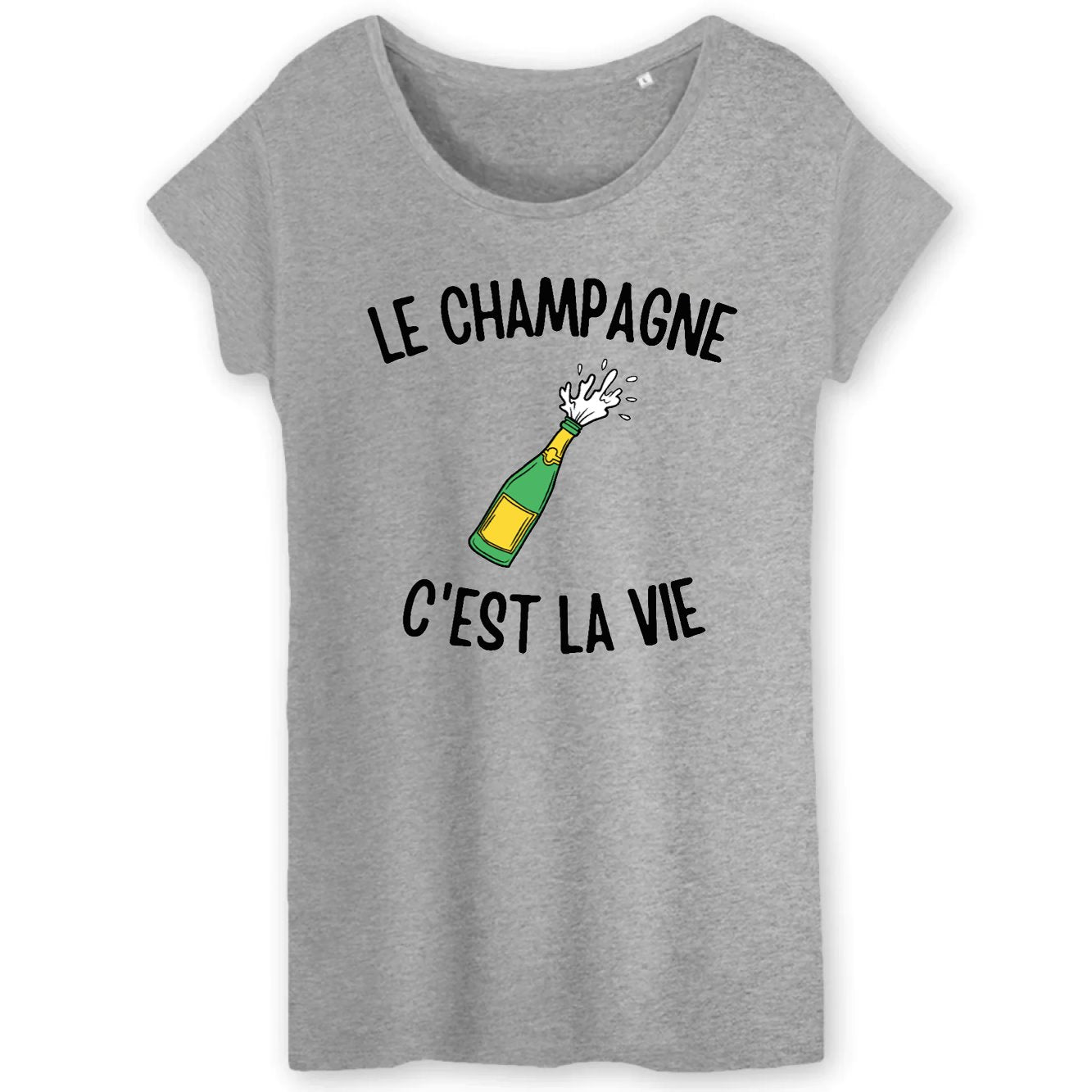 T-Shirt Femme Le champagne c'est la vie