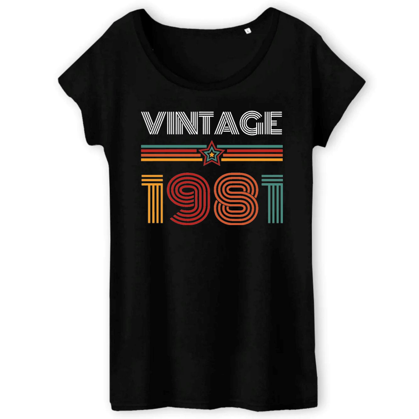 T-Shirt Femme Vintage année 1981