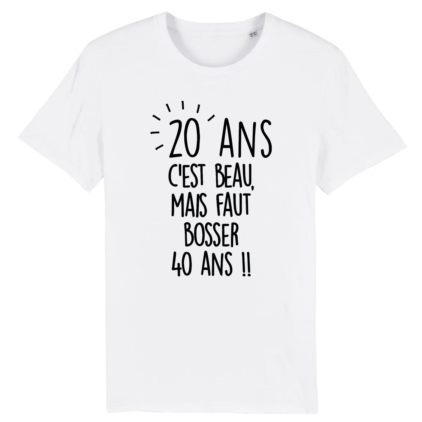 T-Shirt Homme Anniversaire 20 ans