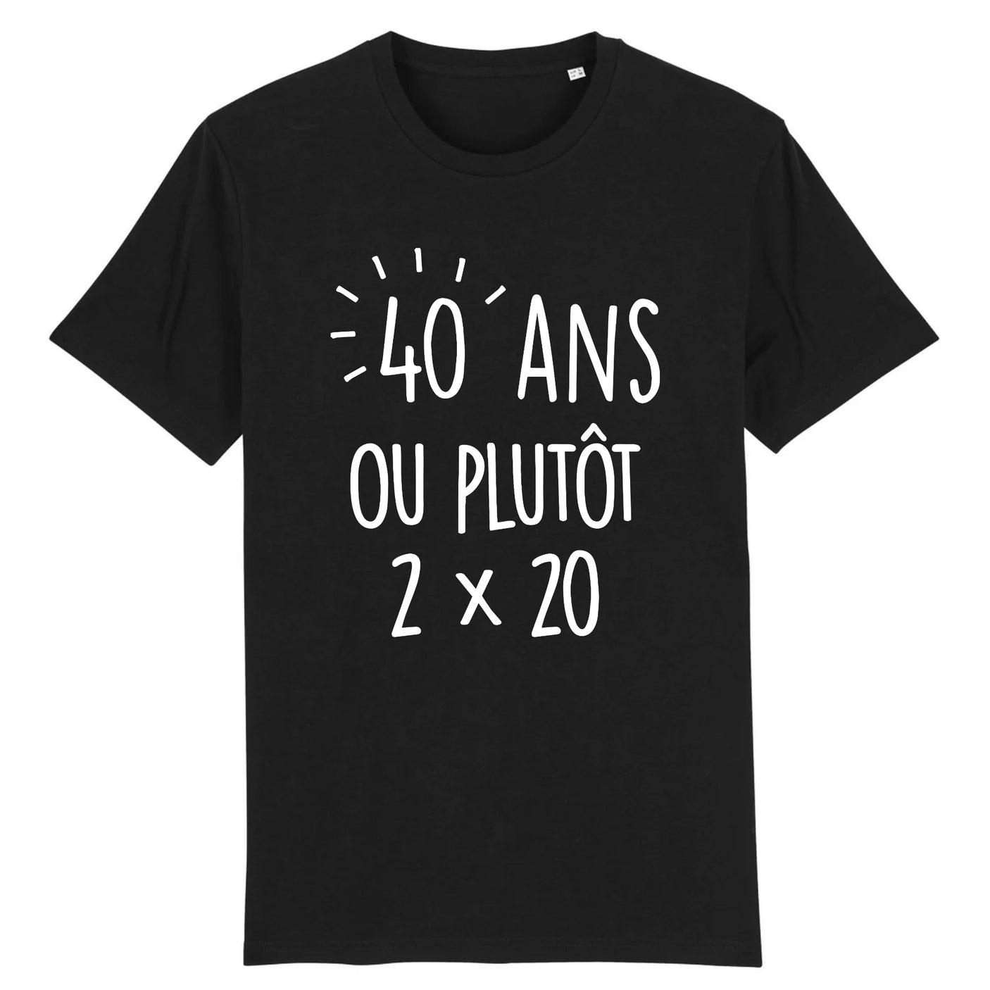 T-Shirt Homme Anniversaire 40 ans
