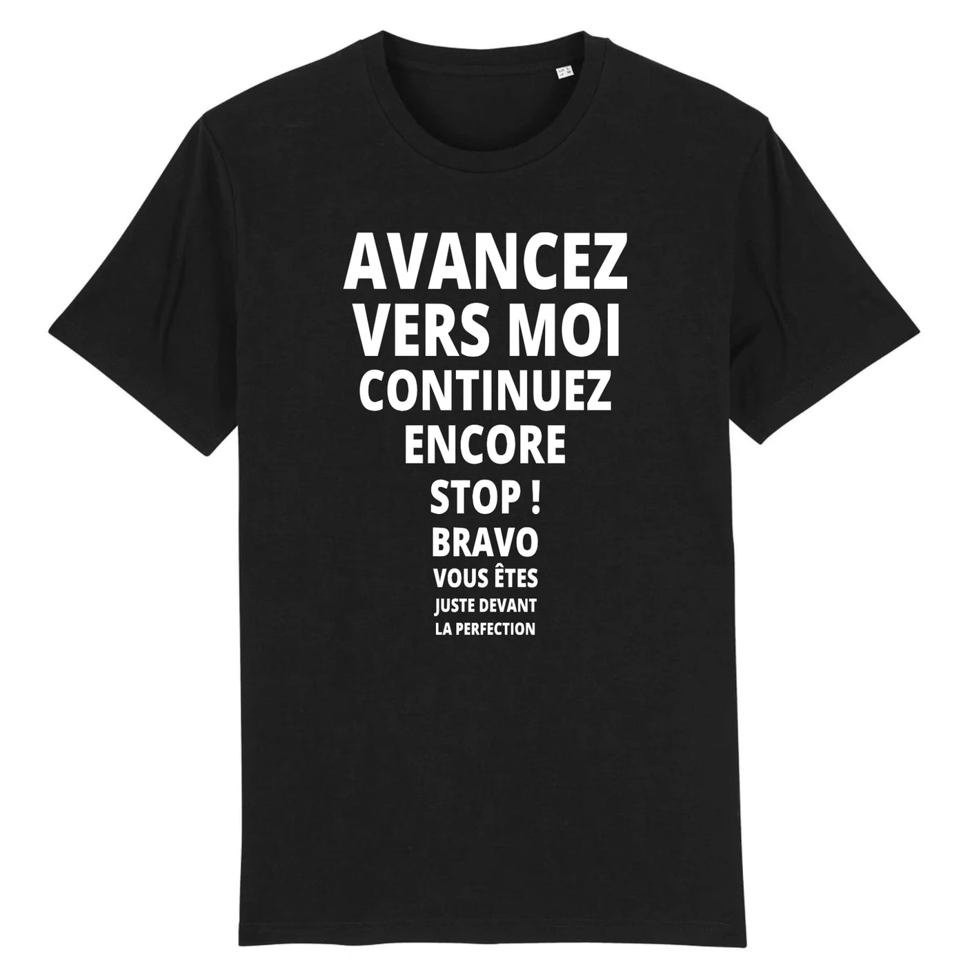 T-Shirt Homme Avancez vers la perfection