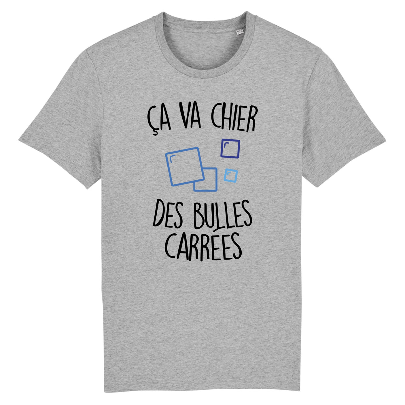 T-Shirt Homme Ça va chier des bulles carrées