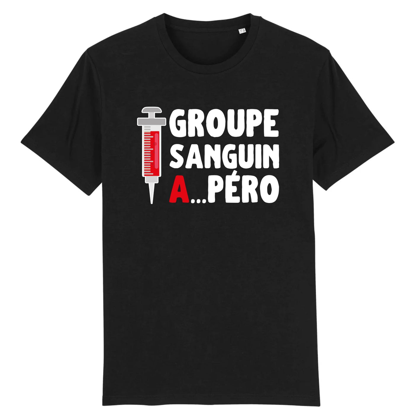 T-Shirt Homme Groupe sanguin Apéro
