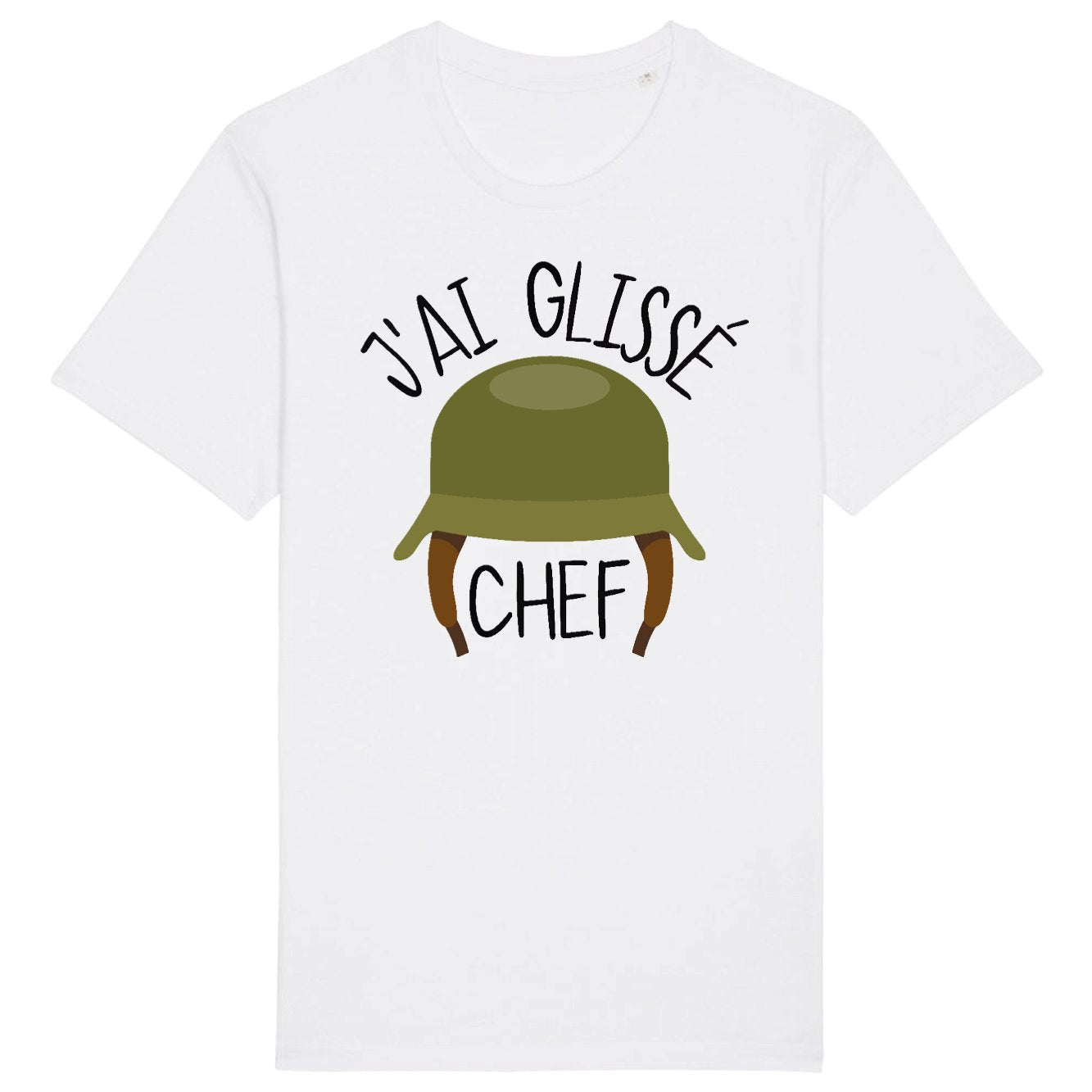 T-Shirt Homme J'ai glissé chef