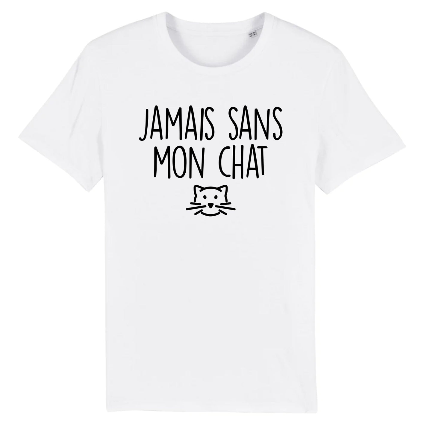 T-Shirt Homme Jamais sans mon chat