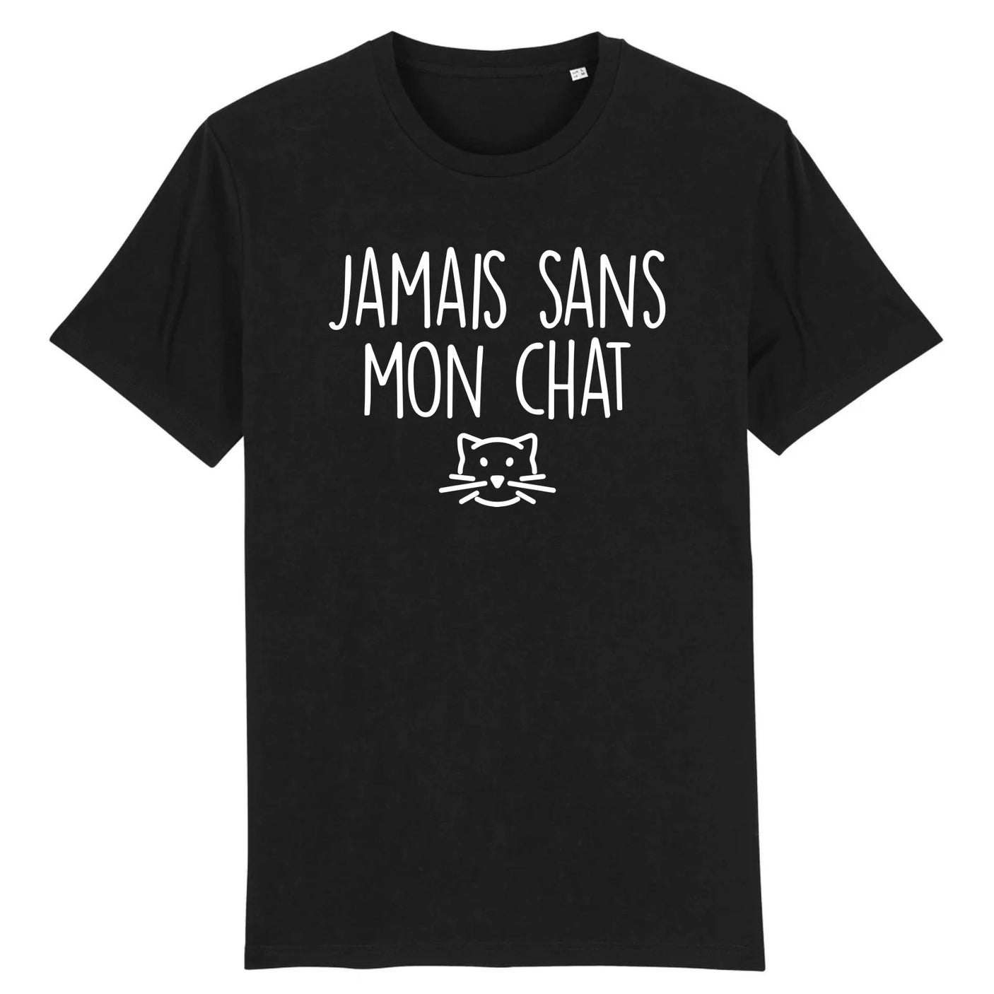 T-Shirt Homme Jamais sans mon chat