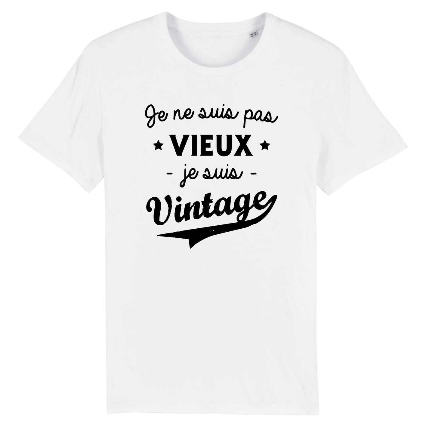 T-Shirt Homme Je ne suis pas vieux je suis vintage