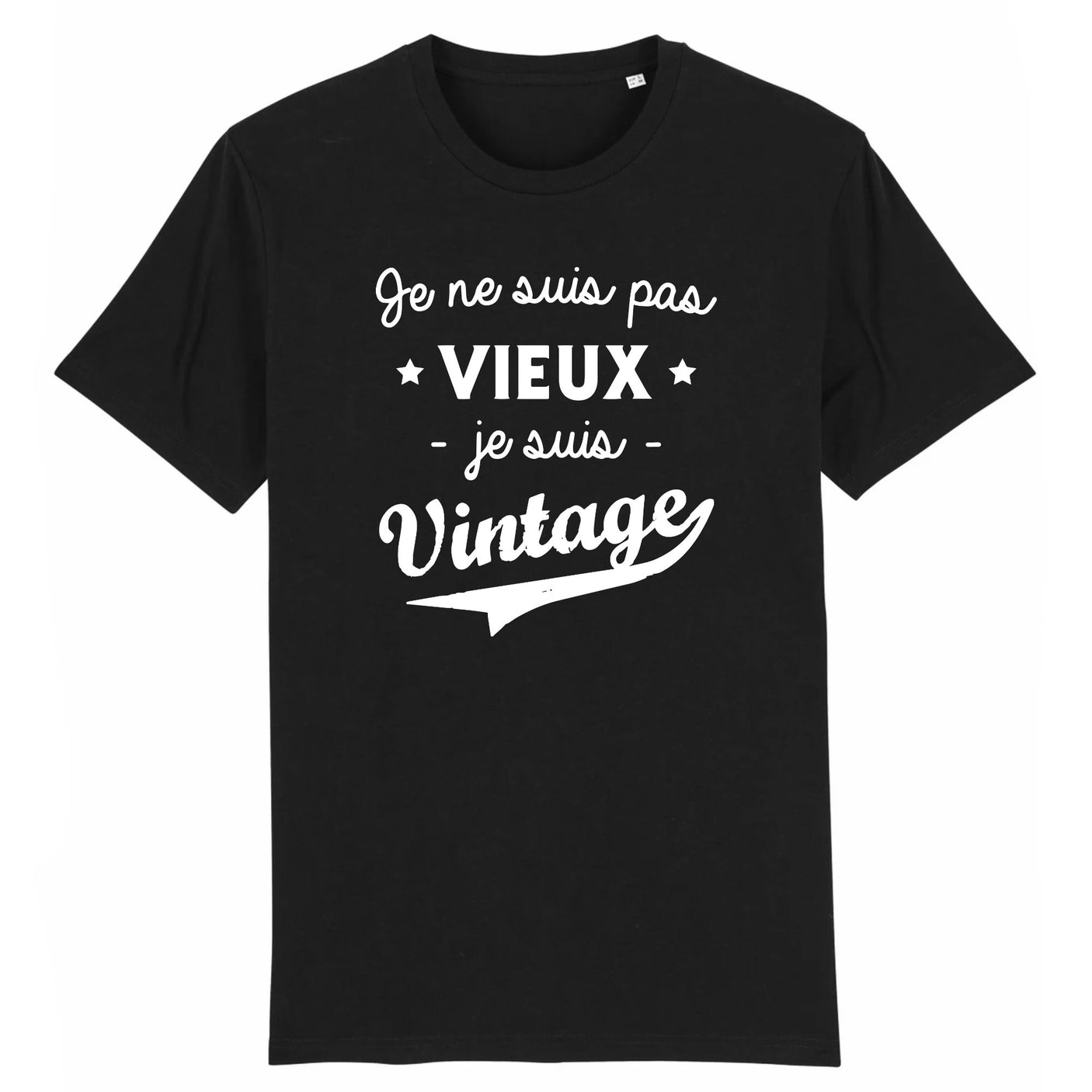 T-Shirt Homme Je ne suis pas vieux je suis vintage
