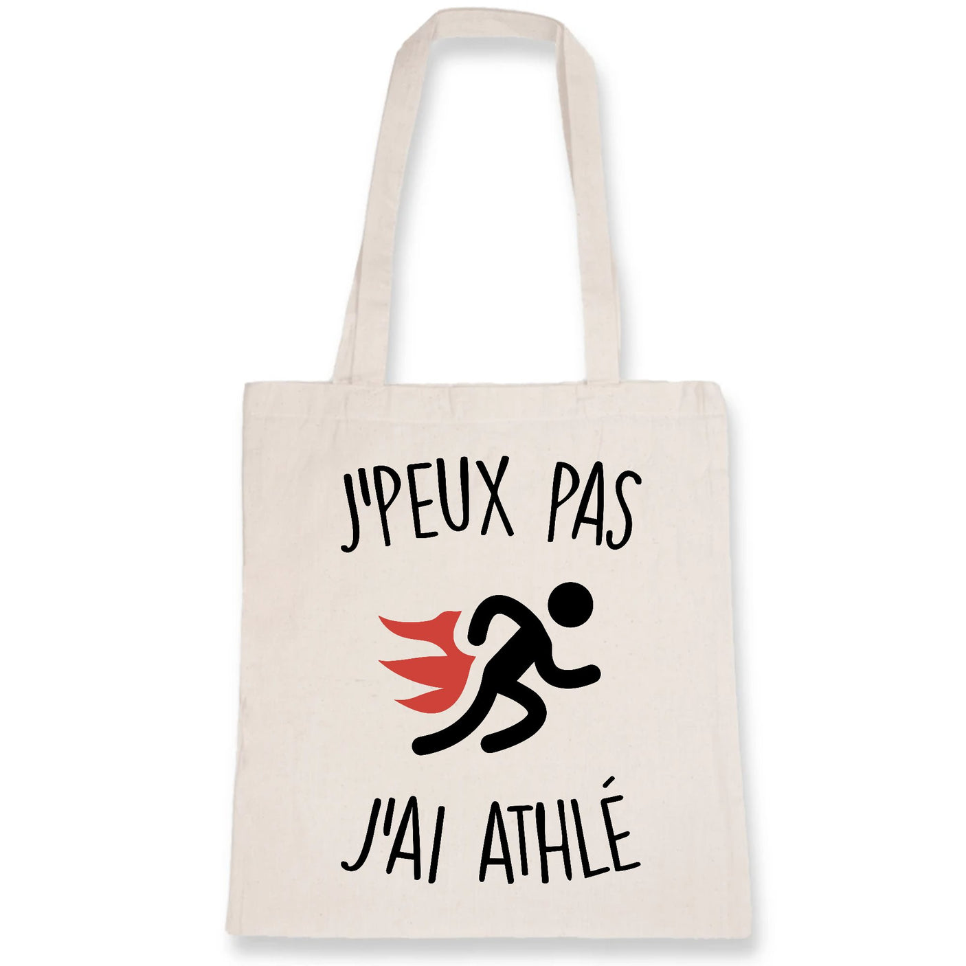 Tote bag J'peux pas j'ai athlé