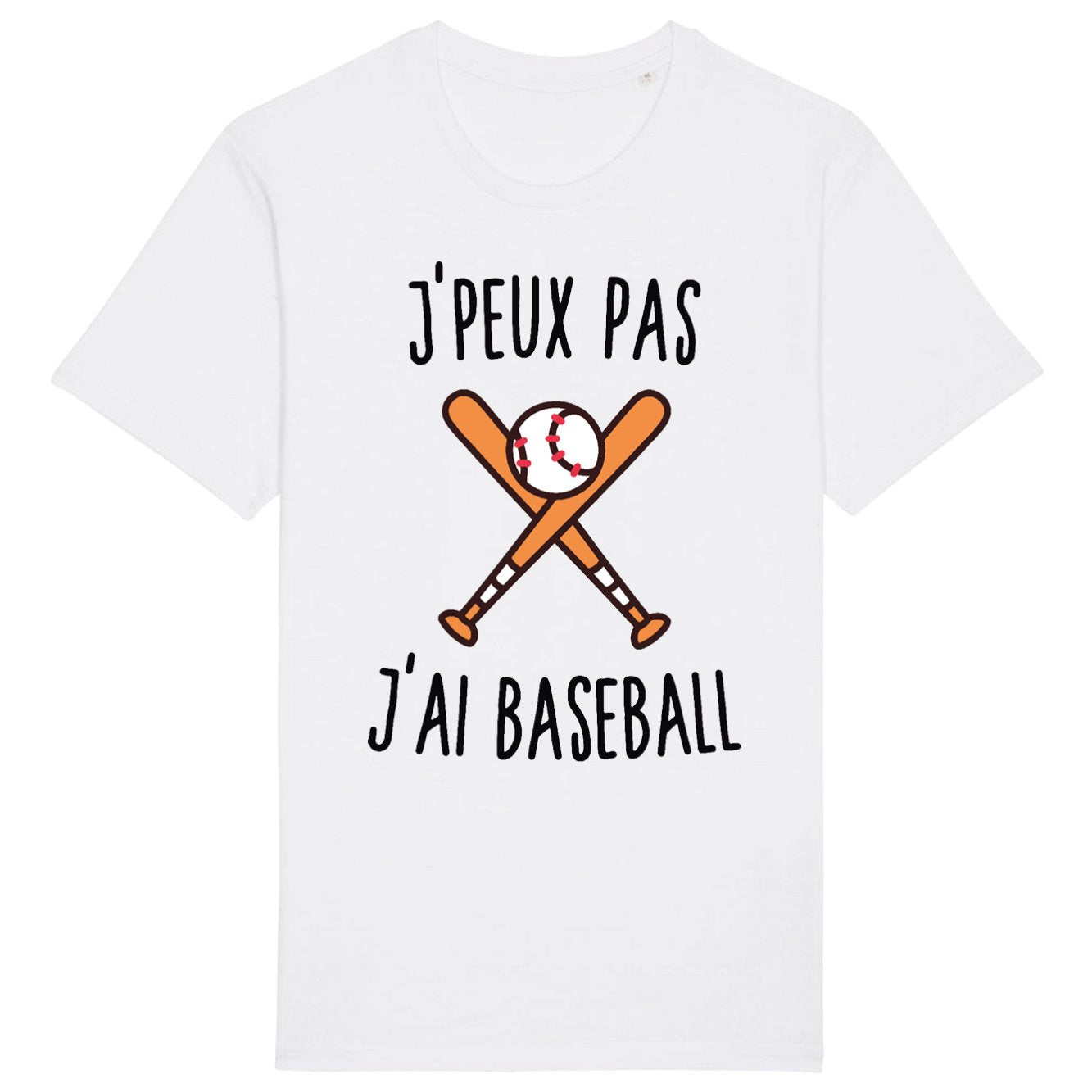 T-Shirt Homme J'peux pas j'ai baseball
