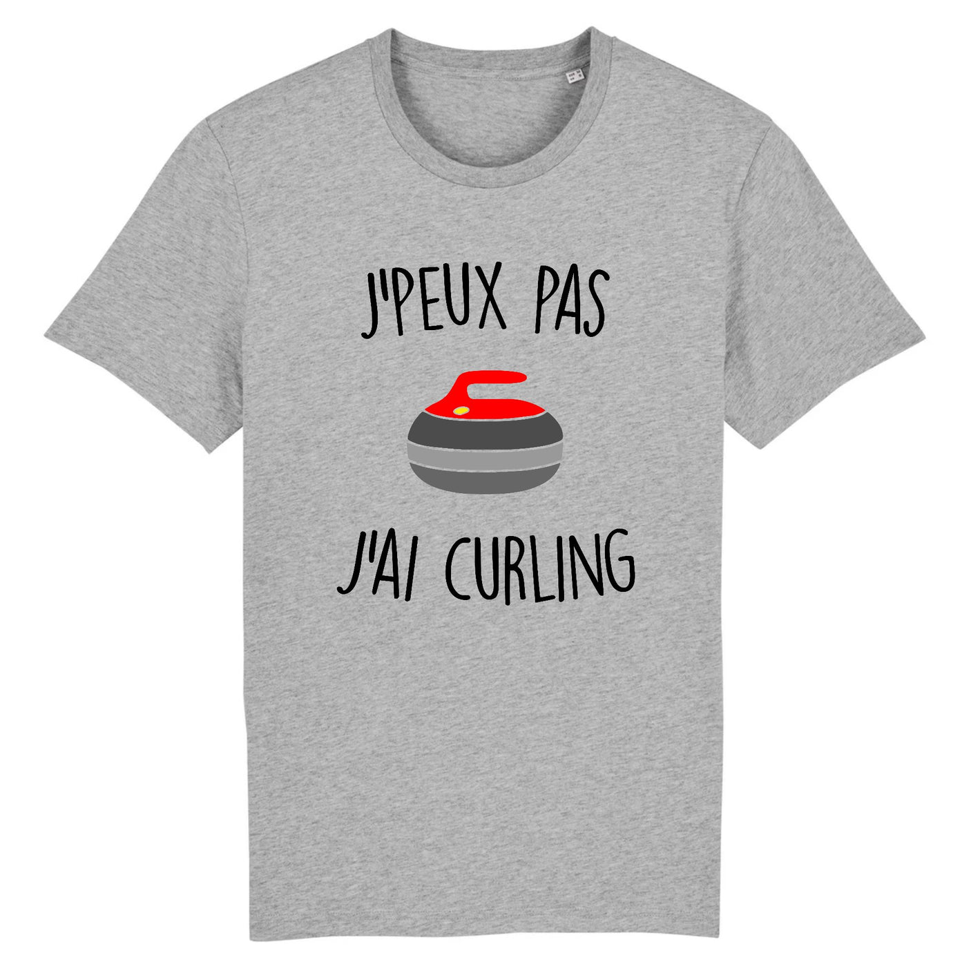 T-Shirt Homme J'peux pas j'ai curling