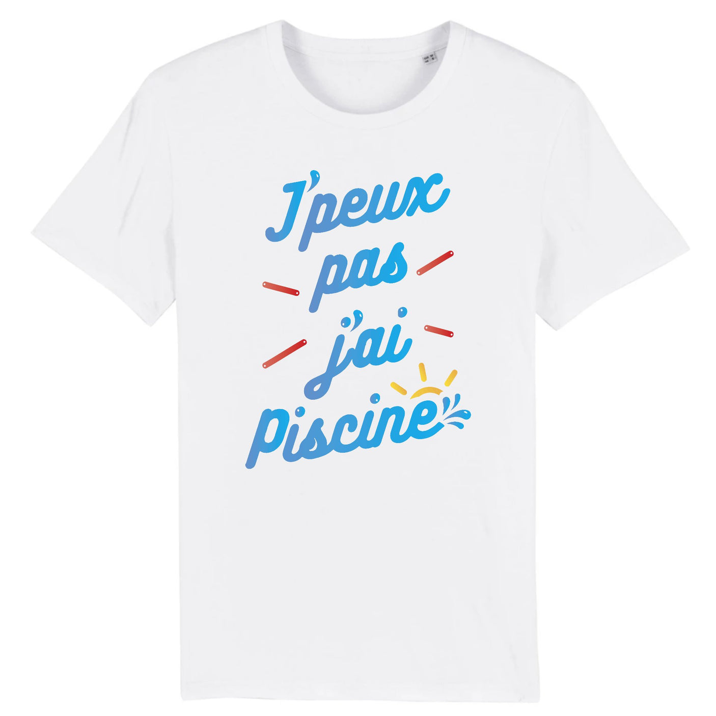 T-Shirt Homme J'peux pas j'ai piscine