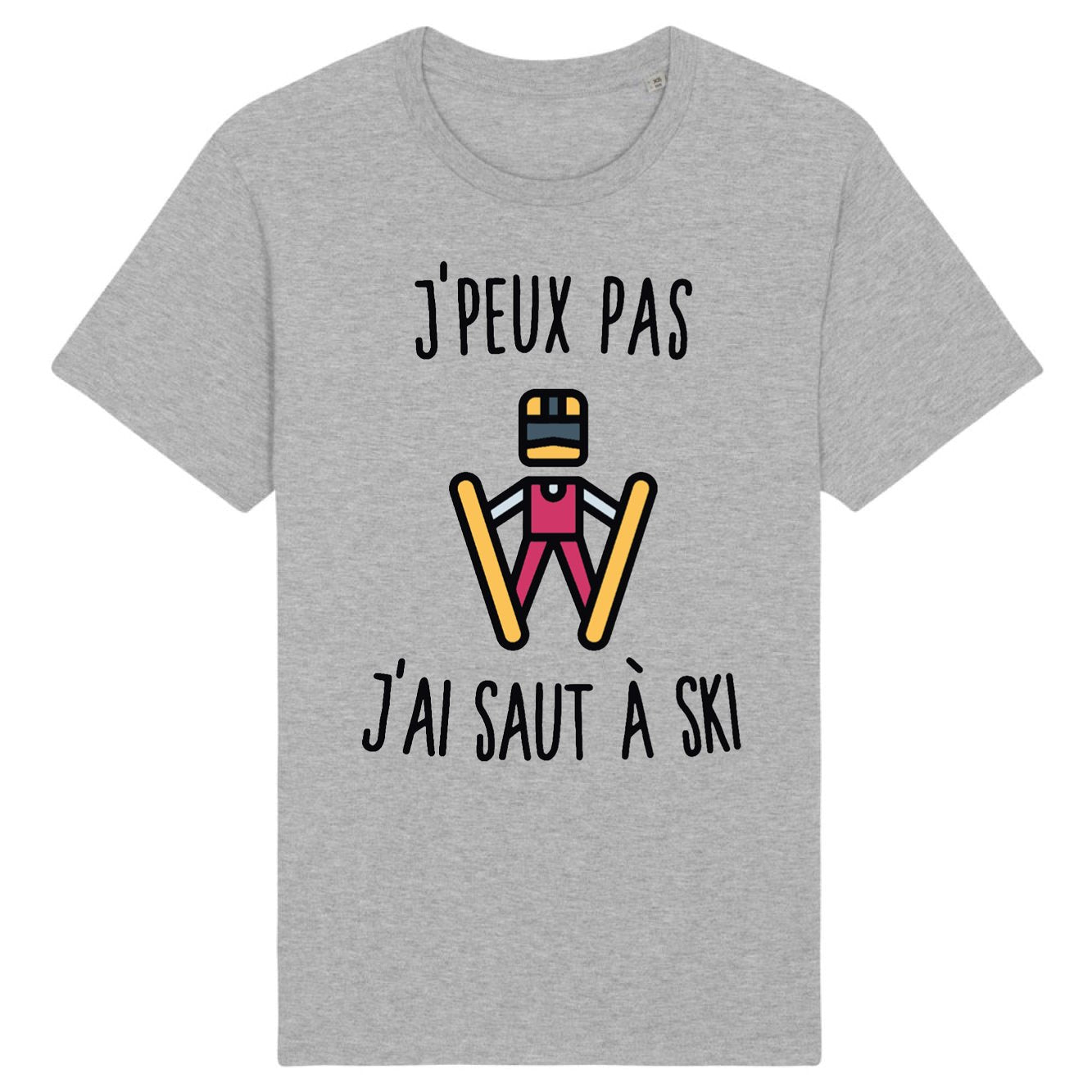 T-Shirt Homme J'peux pas j'ai saut à ski