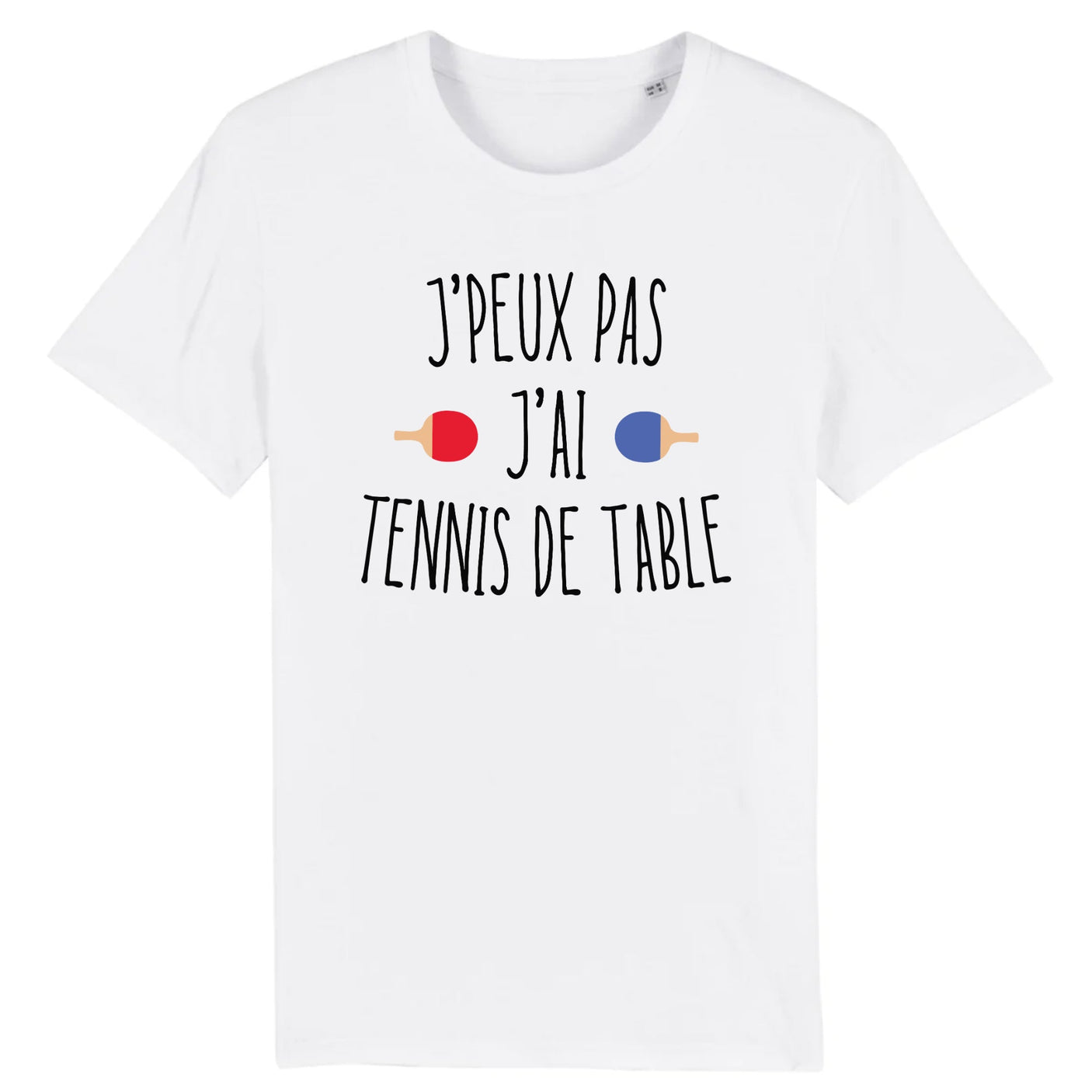 T-Shirt Homme J'peux pas j'ai tennis de table