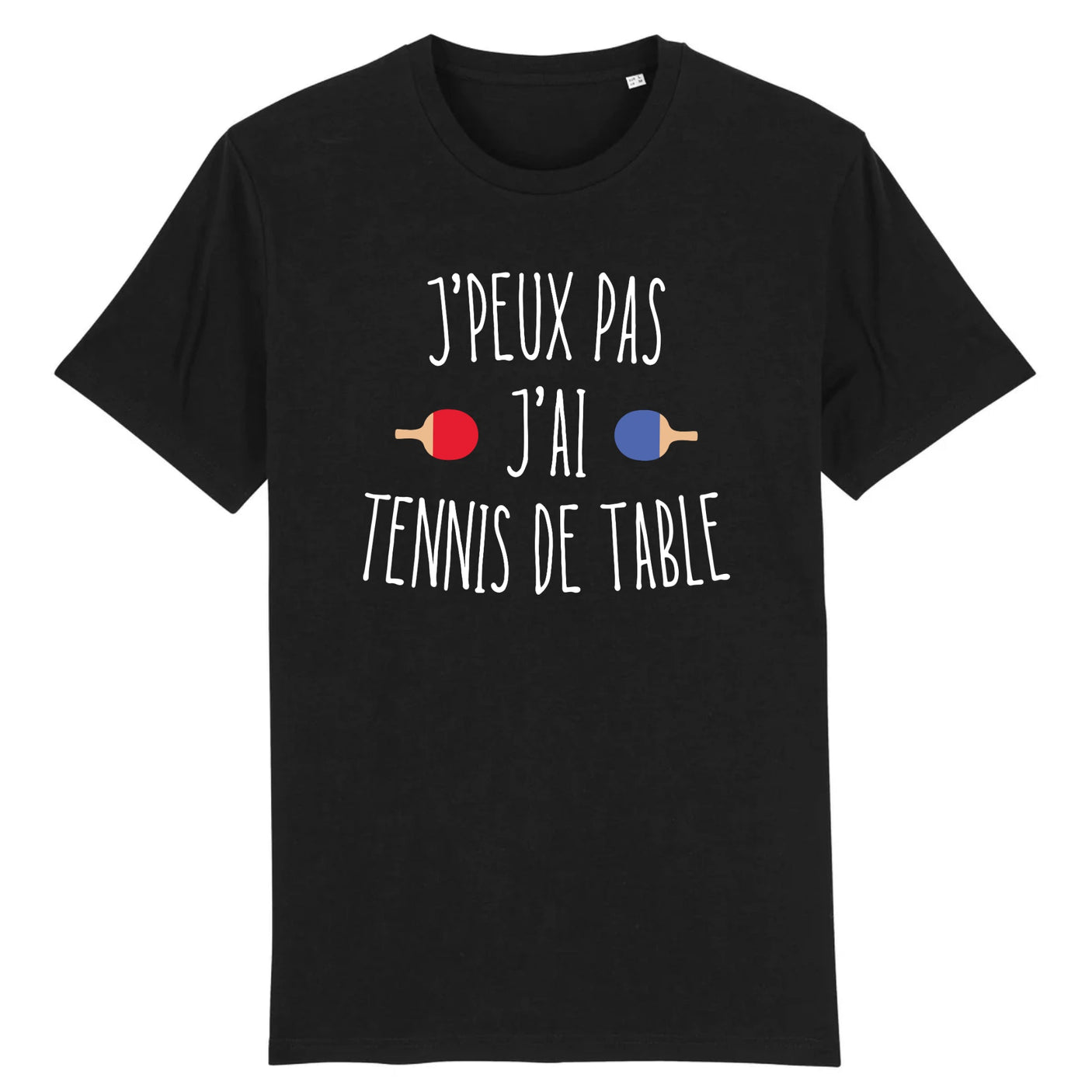T-Shirt Homme J'peux pas j'ai tennis de table