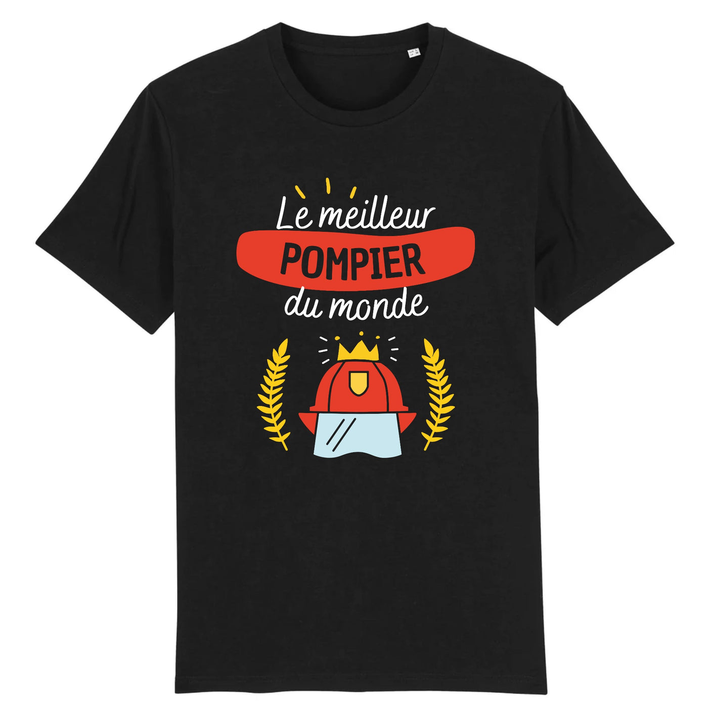 T-Shirt Homme Le meilleur pompier du monde