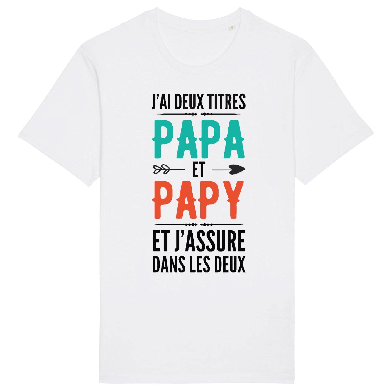T-Shirt Homme Papa et papy