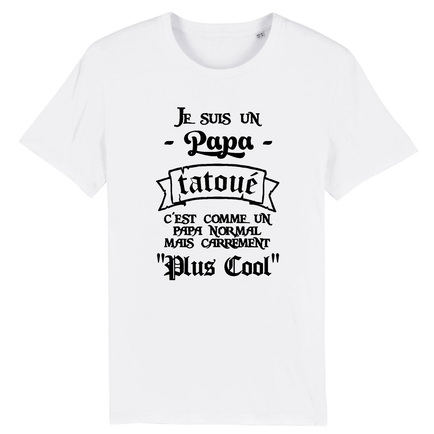 T-Shirt Homme Papa tatoué