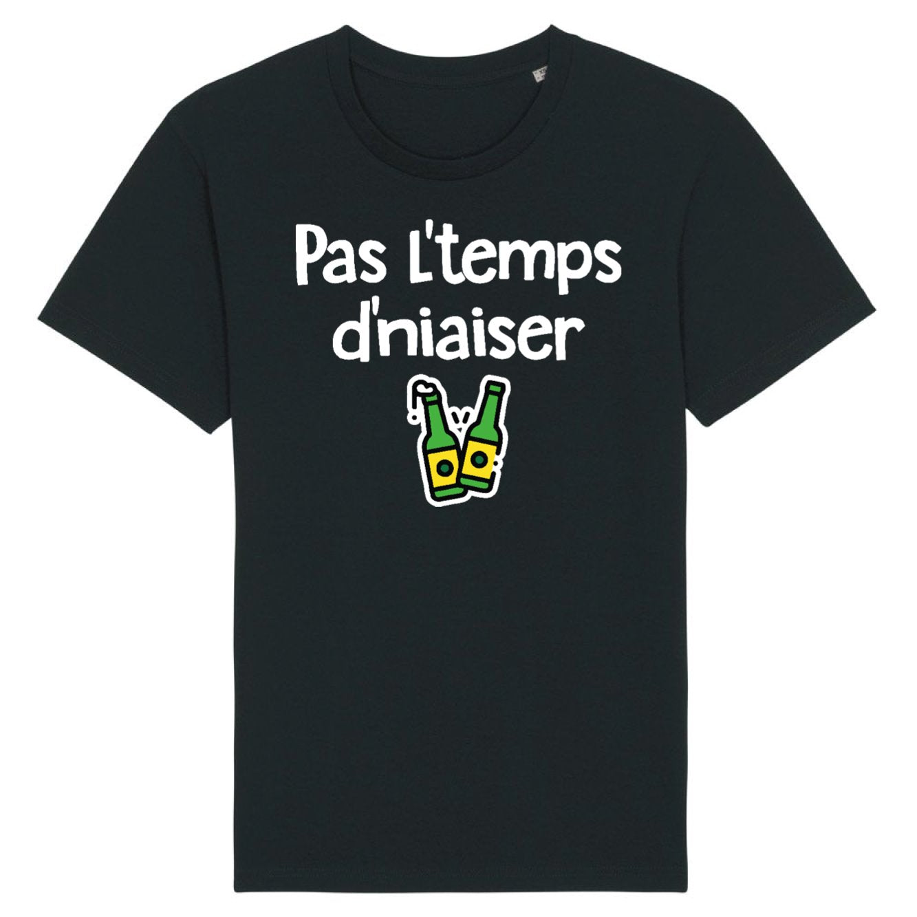 T-Shirt Homme Pas l'temps d'niaiser