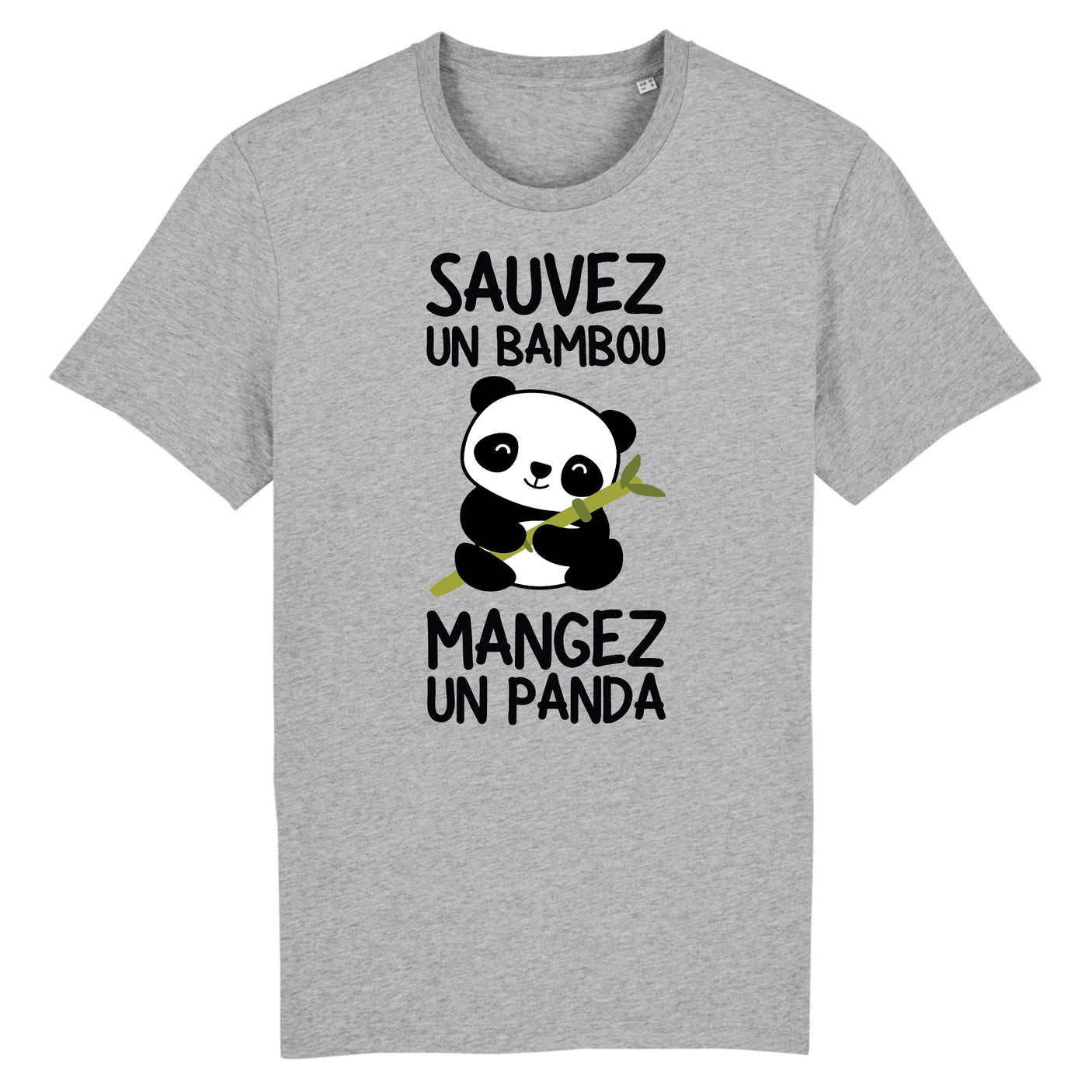 T-Shirt Homme Sauvez un bambou, mangez un panda