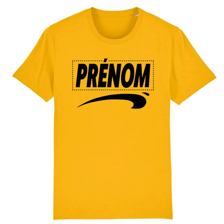 T-Shirt Personnalisé Brice de Nice "votre prénom" Jaune