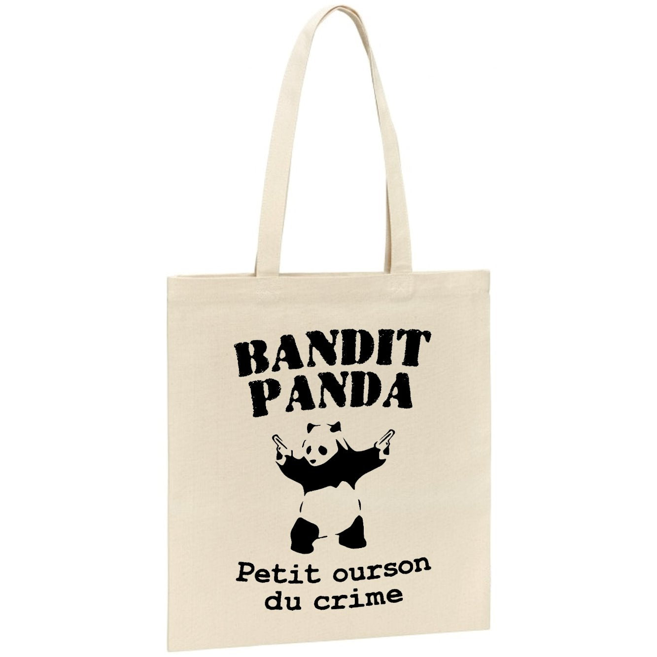 Tote bag Bandit panda