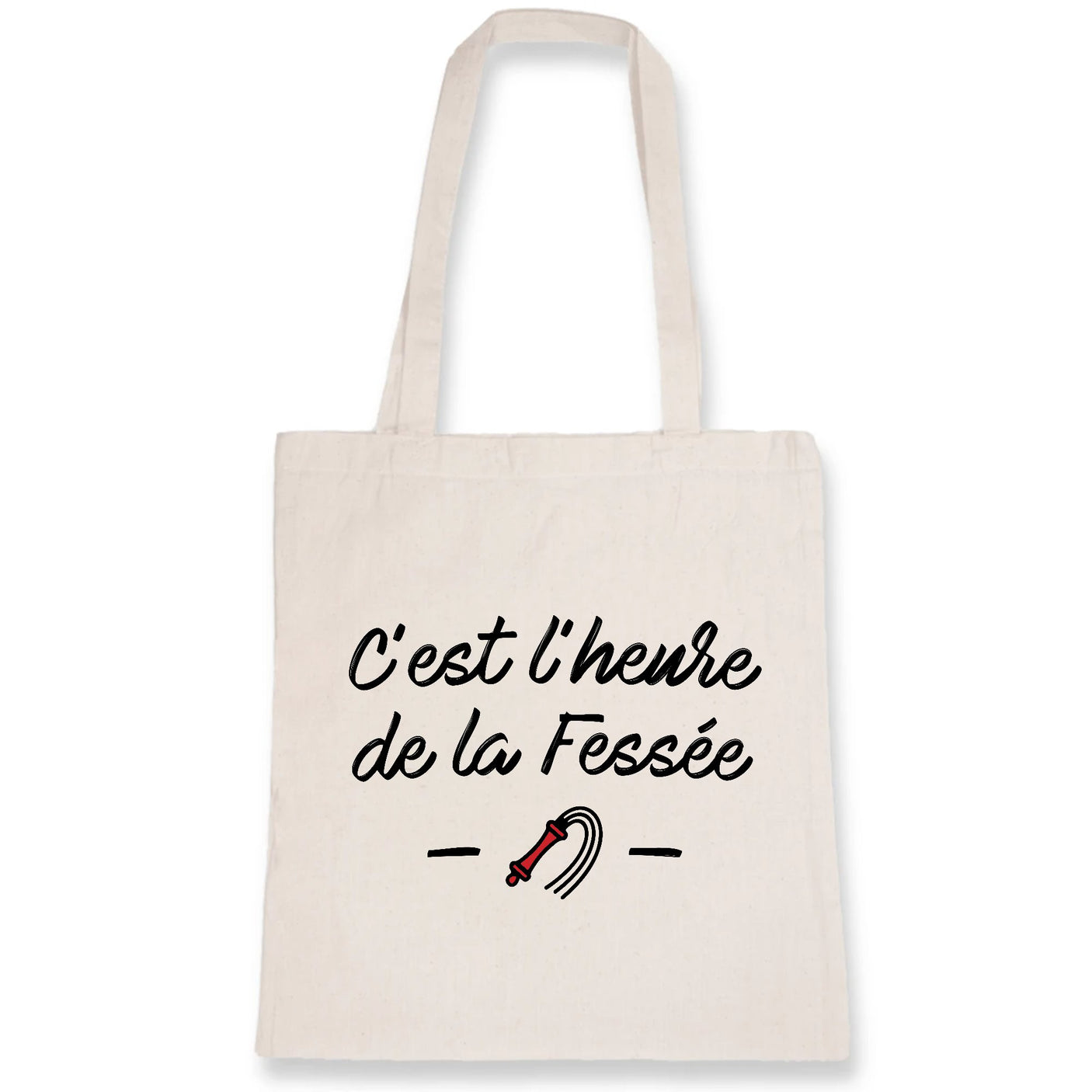Tote bag C'est l'heure de la fessée