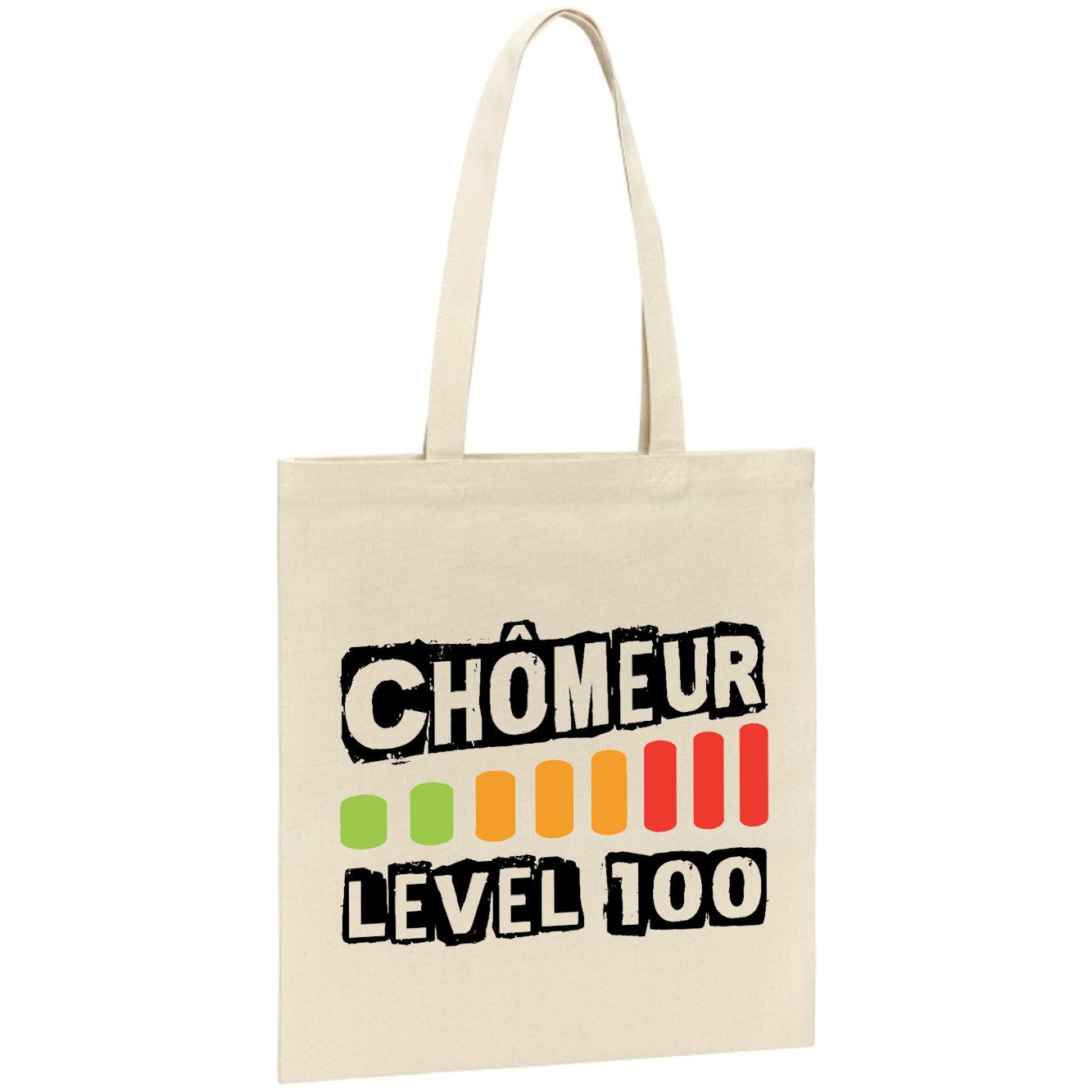 Tote bag Chômeur level 100