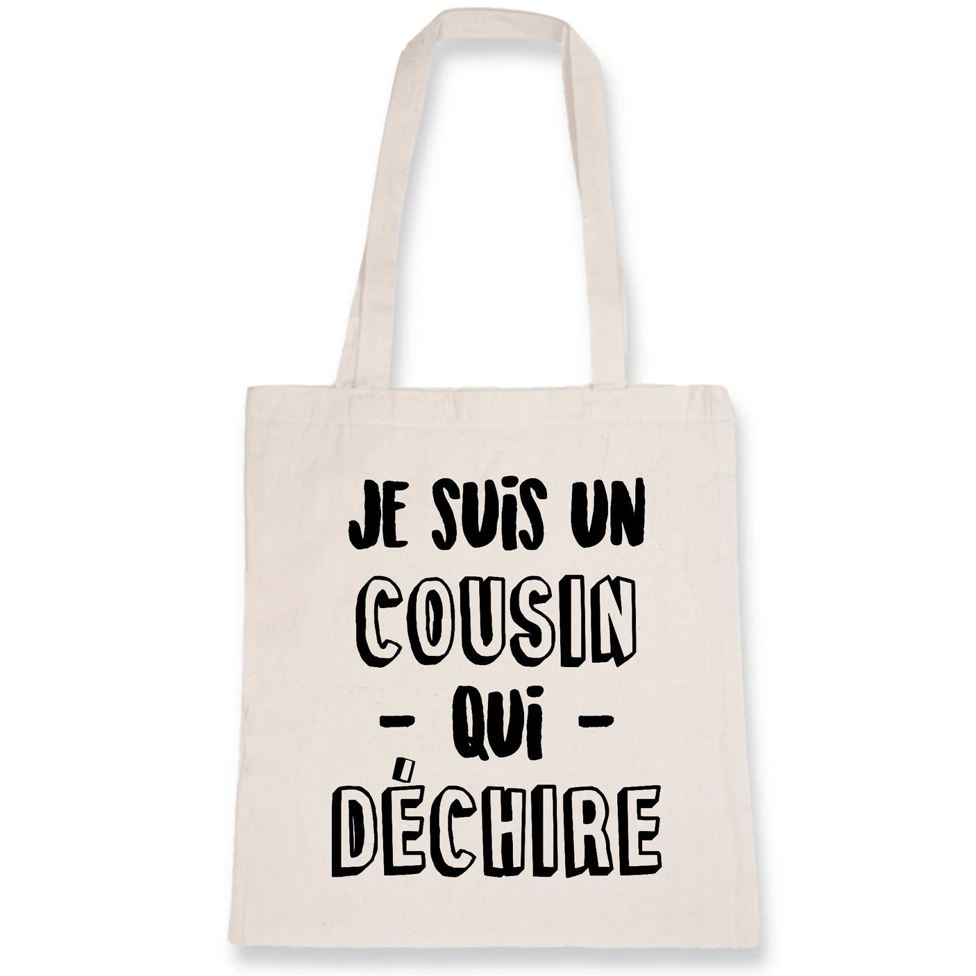 Tote bag Cousin qui déchire