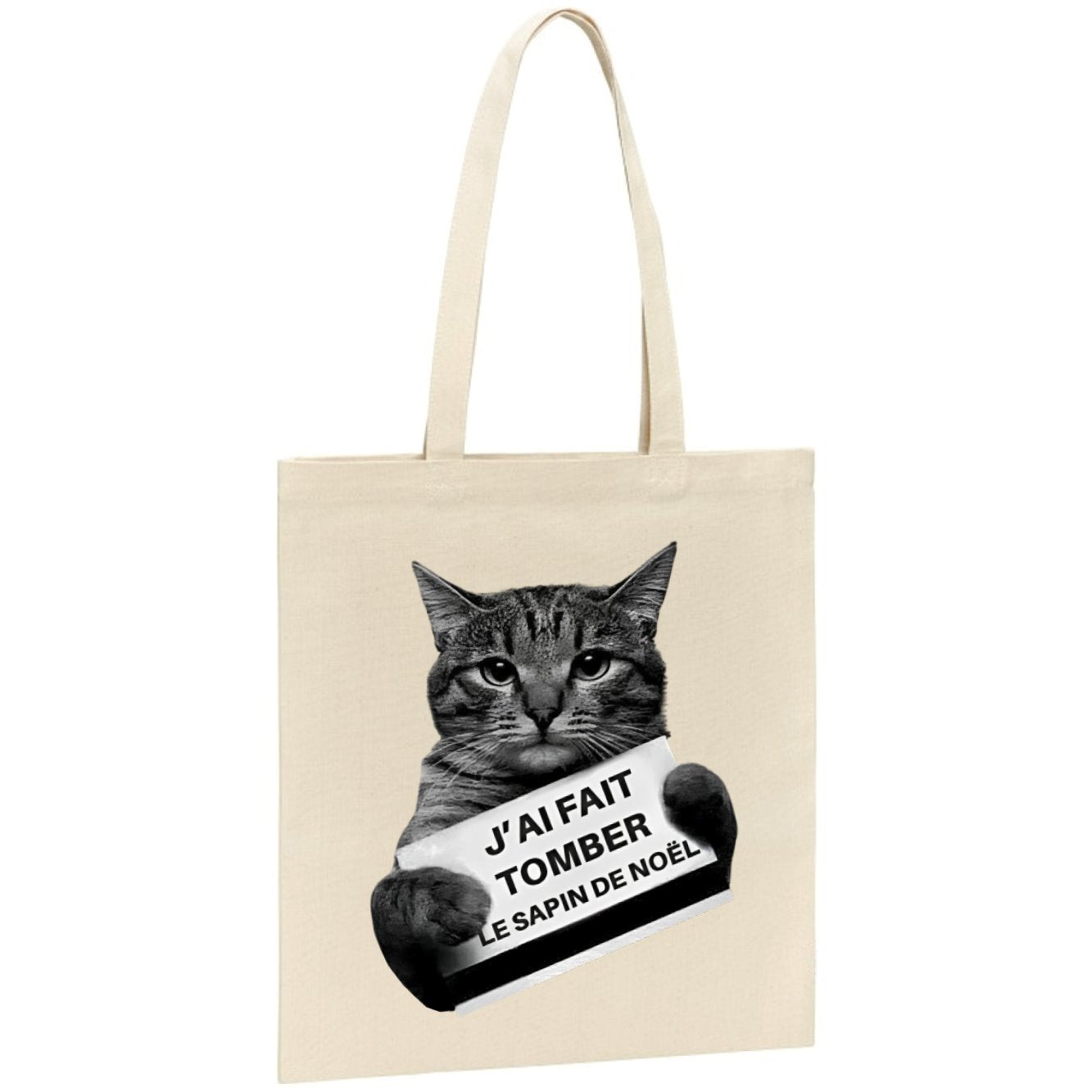 Tote bag J'ai fait tomber le sapin
