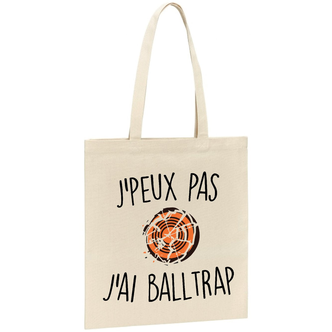 Tote bag J'peux pas j'ai ball-trap