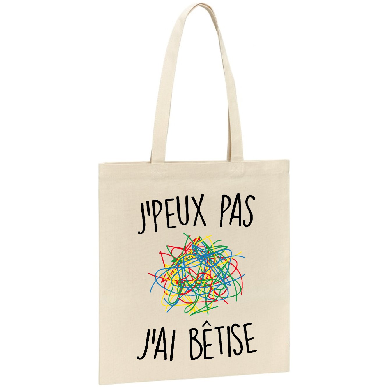 Tote bag J'peux pas j'ai bêtise