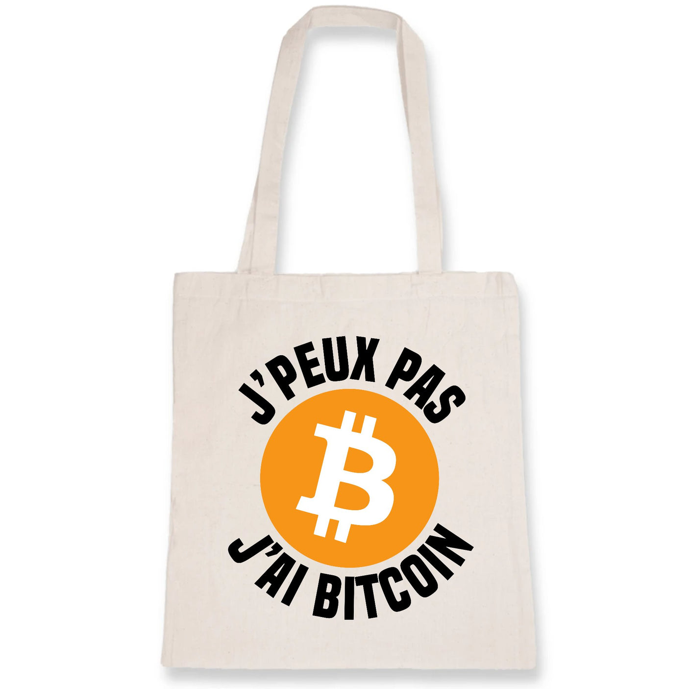 Tote bag J'peux pas j'ai Bitcoin