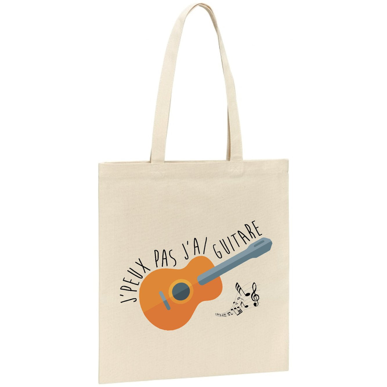 Tote bag J'peux pas j'ai guitare